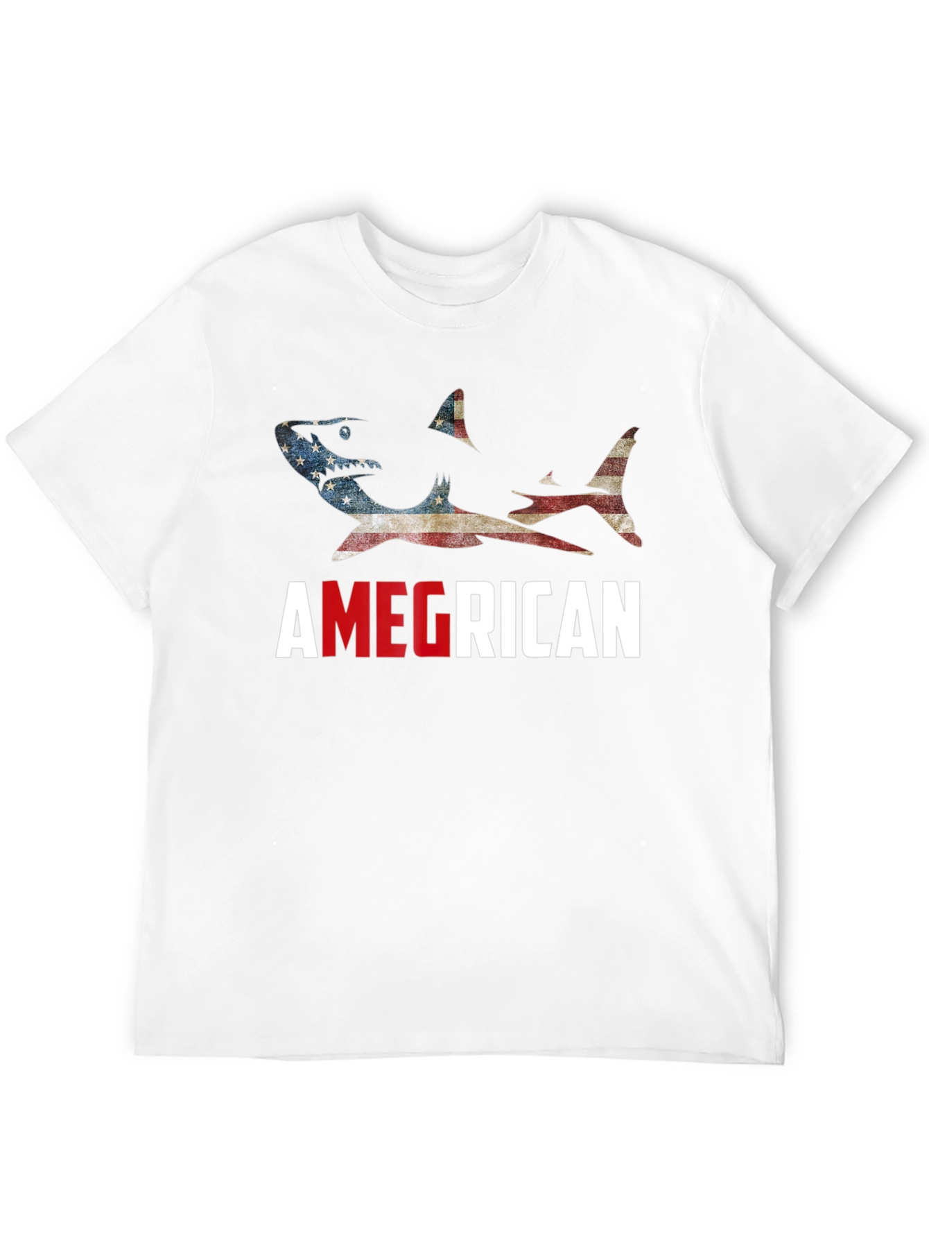 Amegrican Shark T-Shirt - Patriotic Design