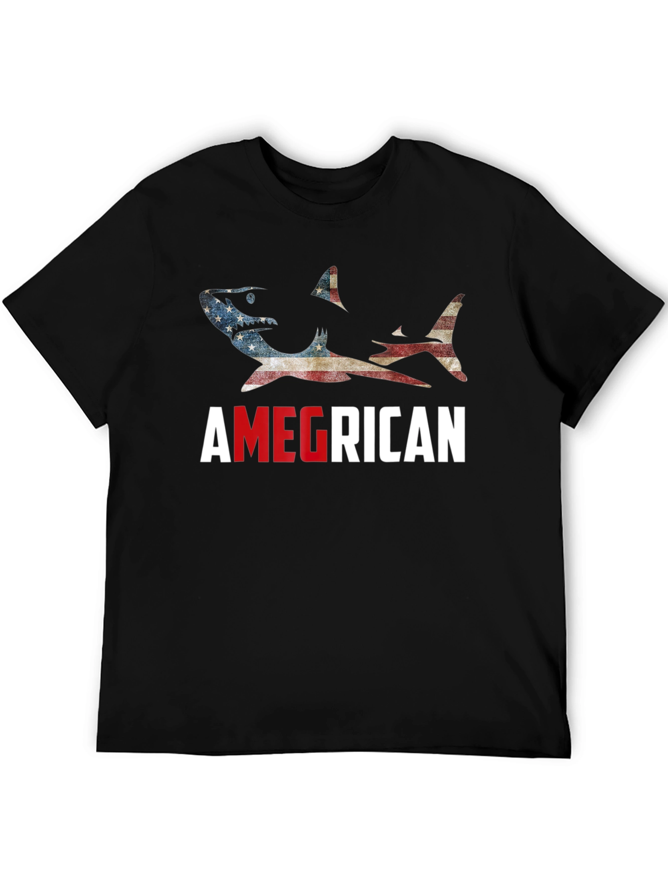 Amegrican Shark T-Shirt - Patriotic Design