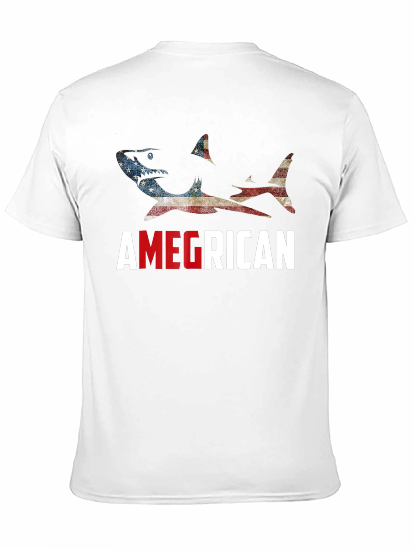 Amegrican Shark T-Shirt - Patriotic Design