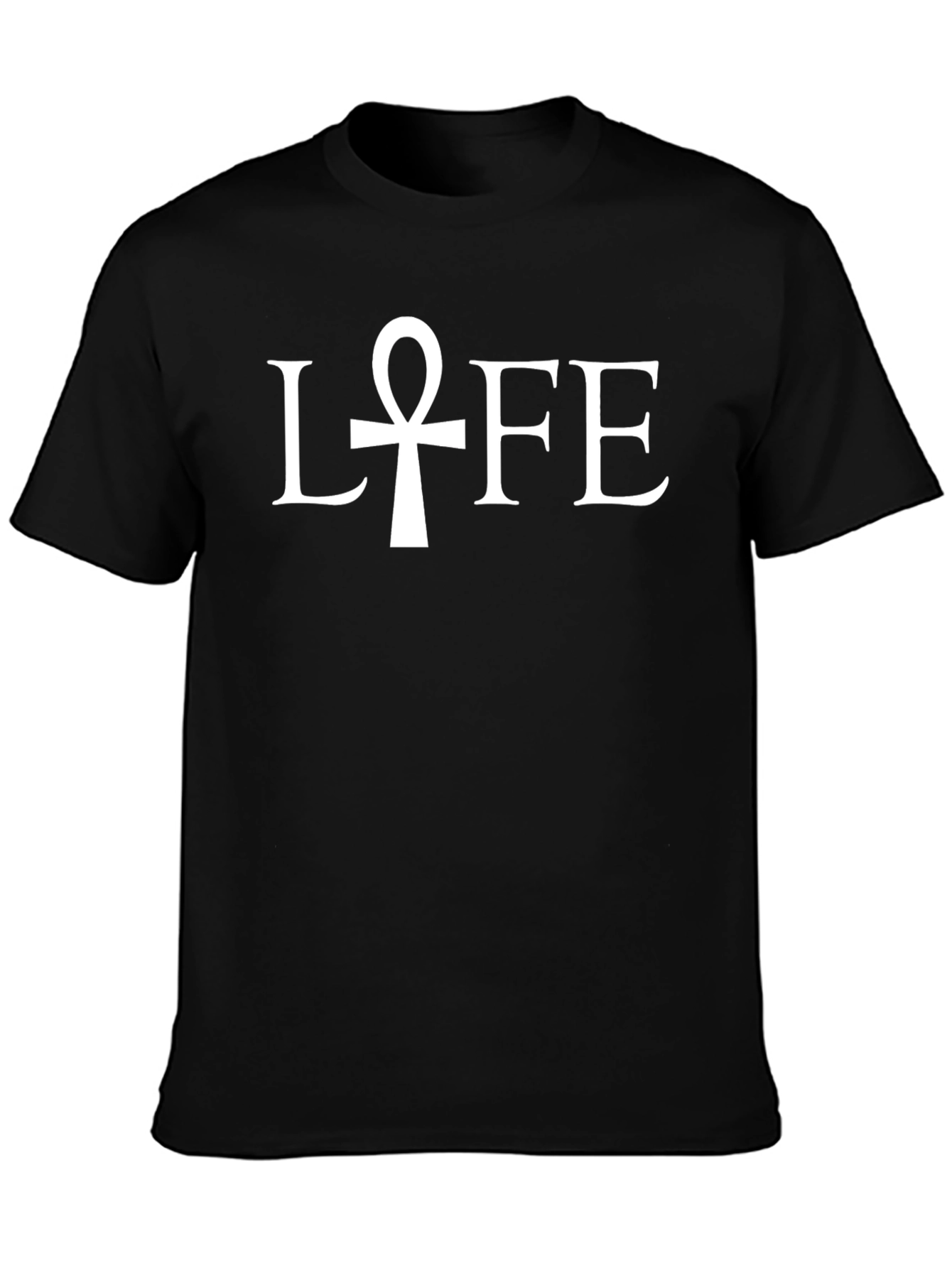 Life Ankh Graphic T-Shirt - Stylish Everyday Wear