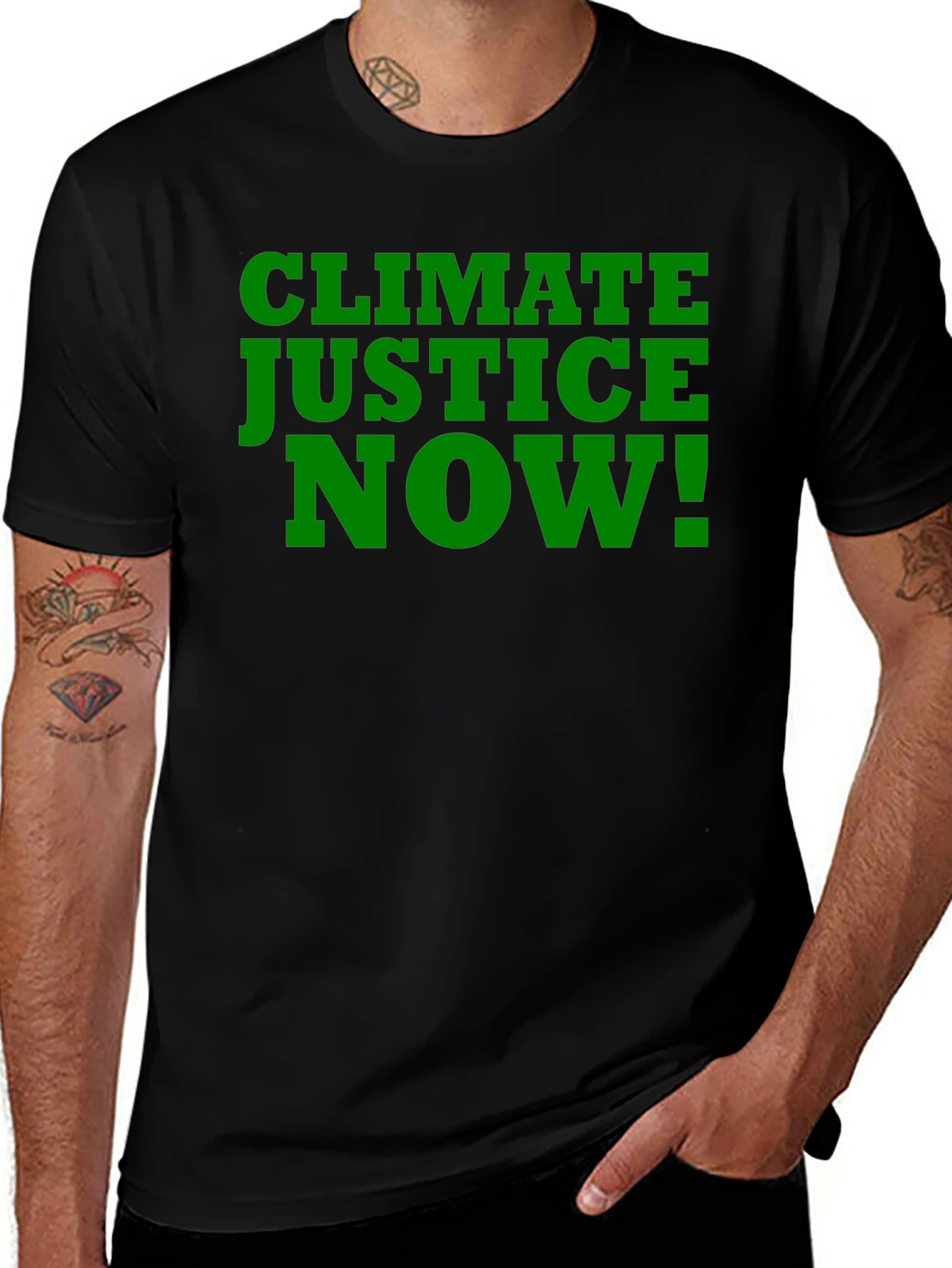 Climate Justice Now! Graphic T-Shirt