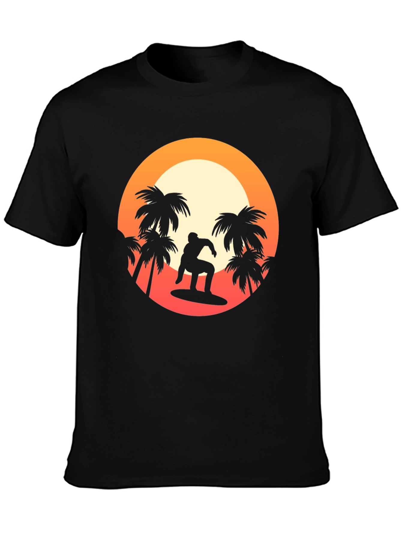 Sunset Surfer Graphic T-Shirt