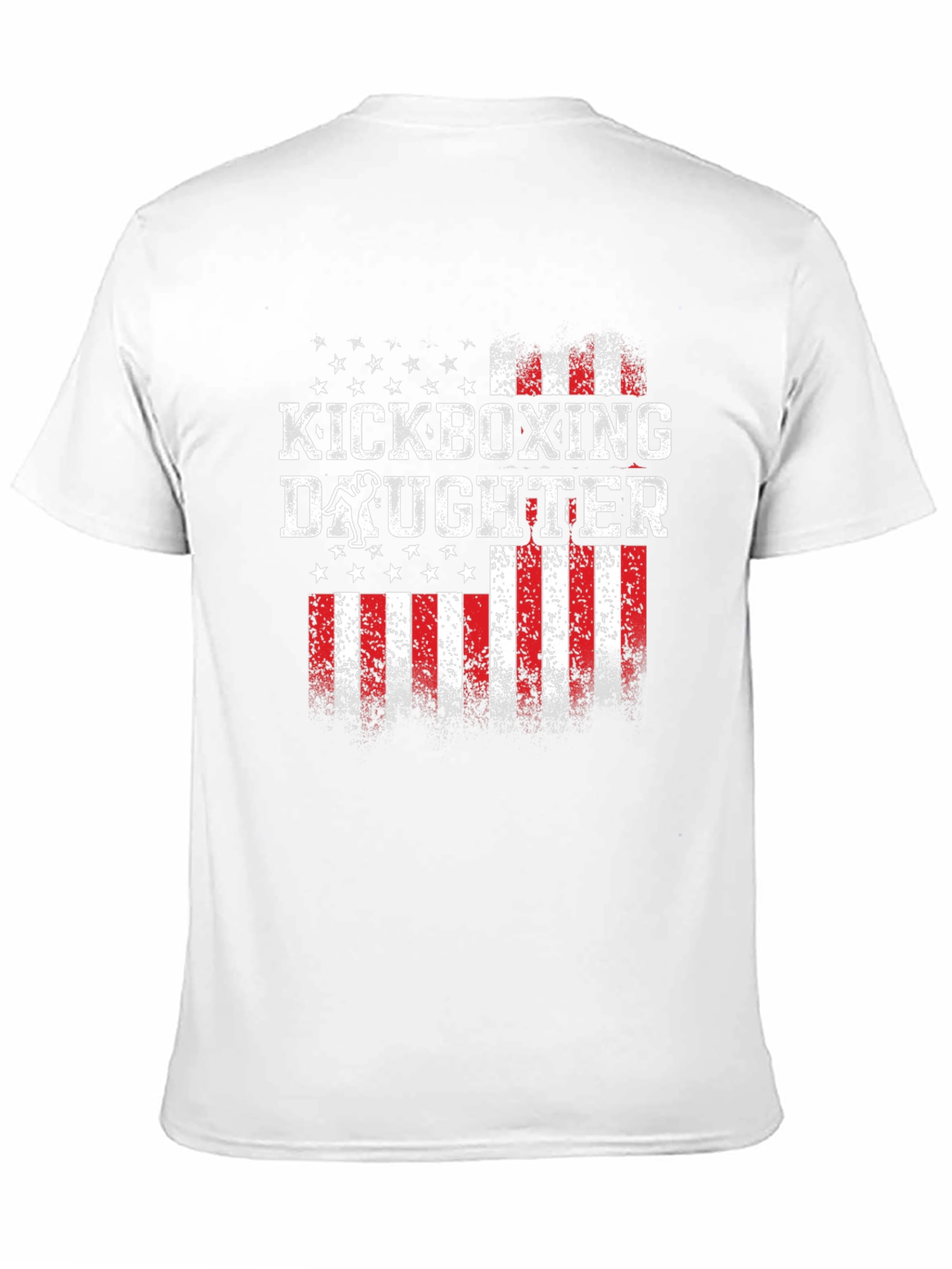 Kickboxing Daughter Patriotic T-Shirt