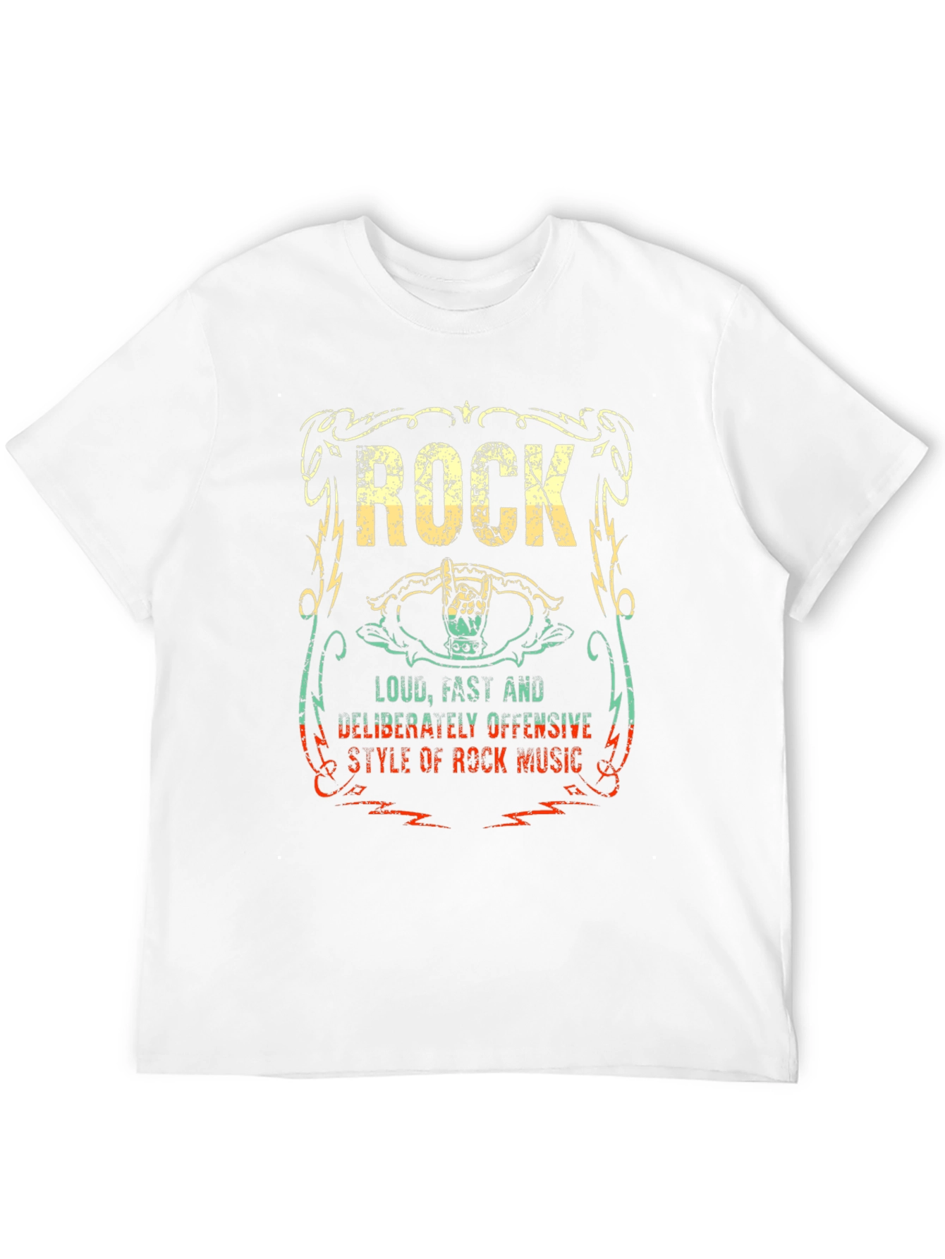 Rock Music T-Shirt - Loud Fast Offensive Style