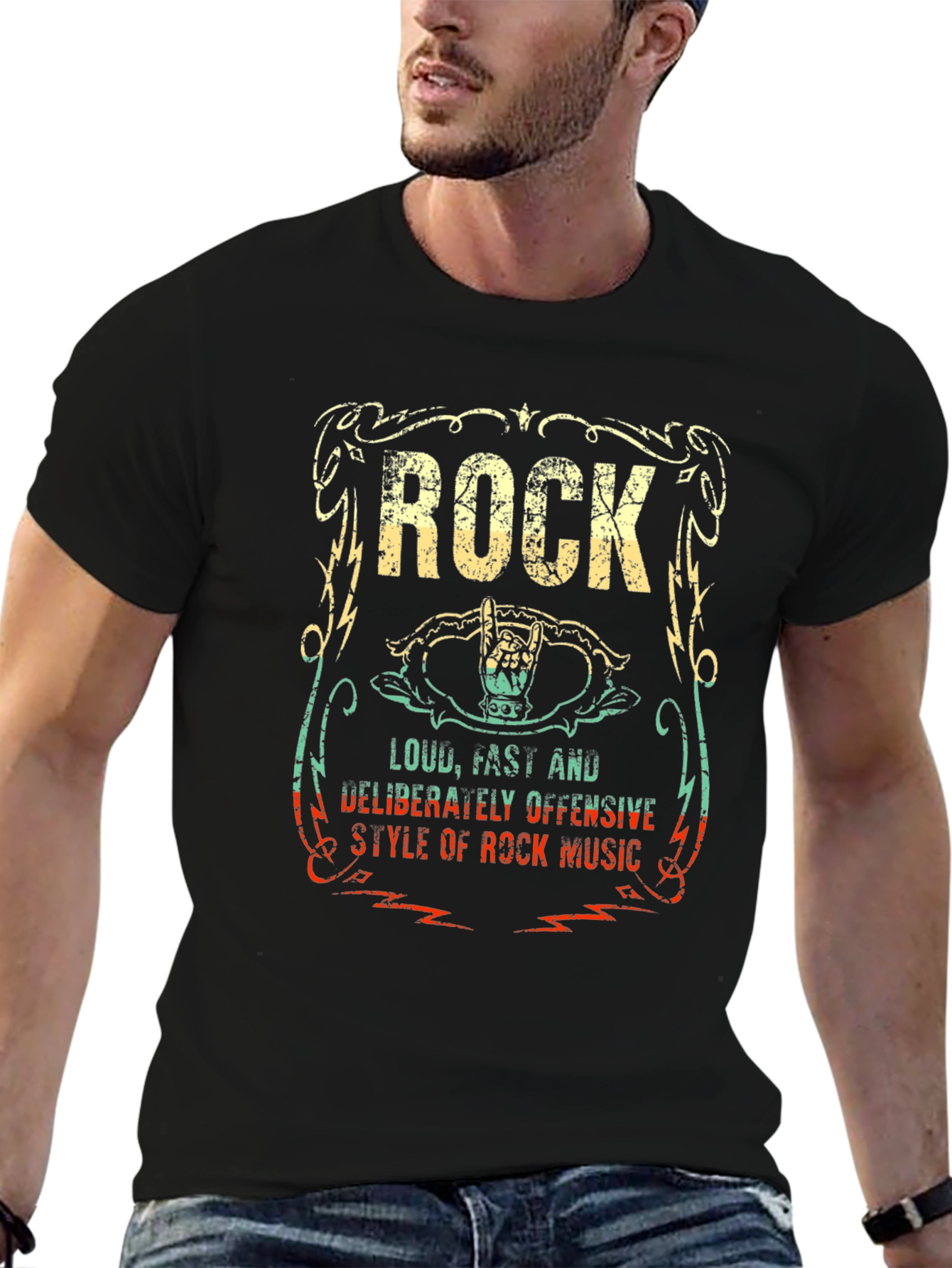 Rock Music T-Shirt - Loud Fast Offensive Style