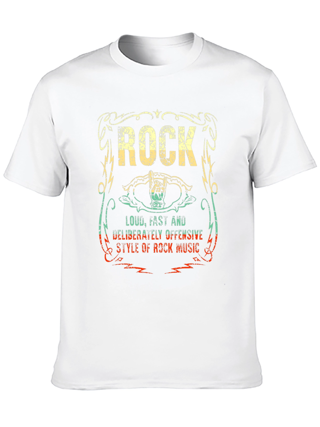 Rock Music T-Shirt - Loud Fast Offensive Style