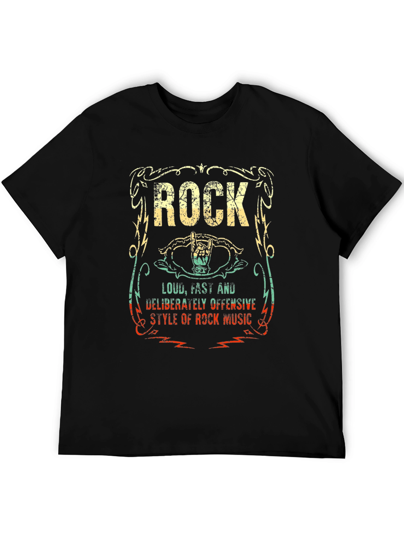 Rock Music T-Shirt - Loud Fast Offensive Style