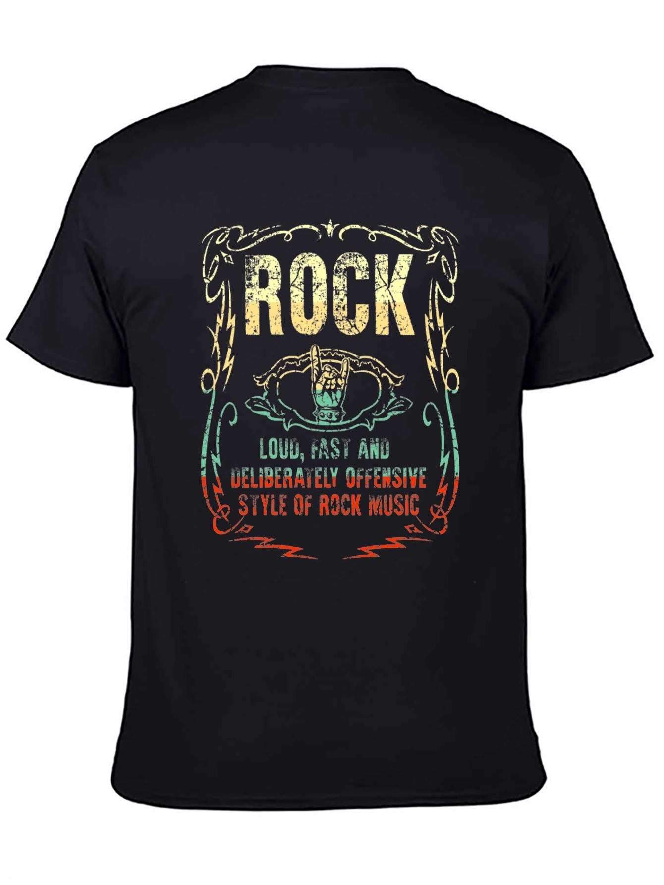 Rock Music T-Shirt - Loud Fast Offensive Style