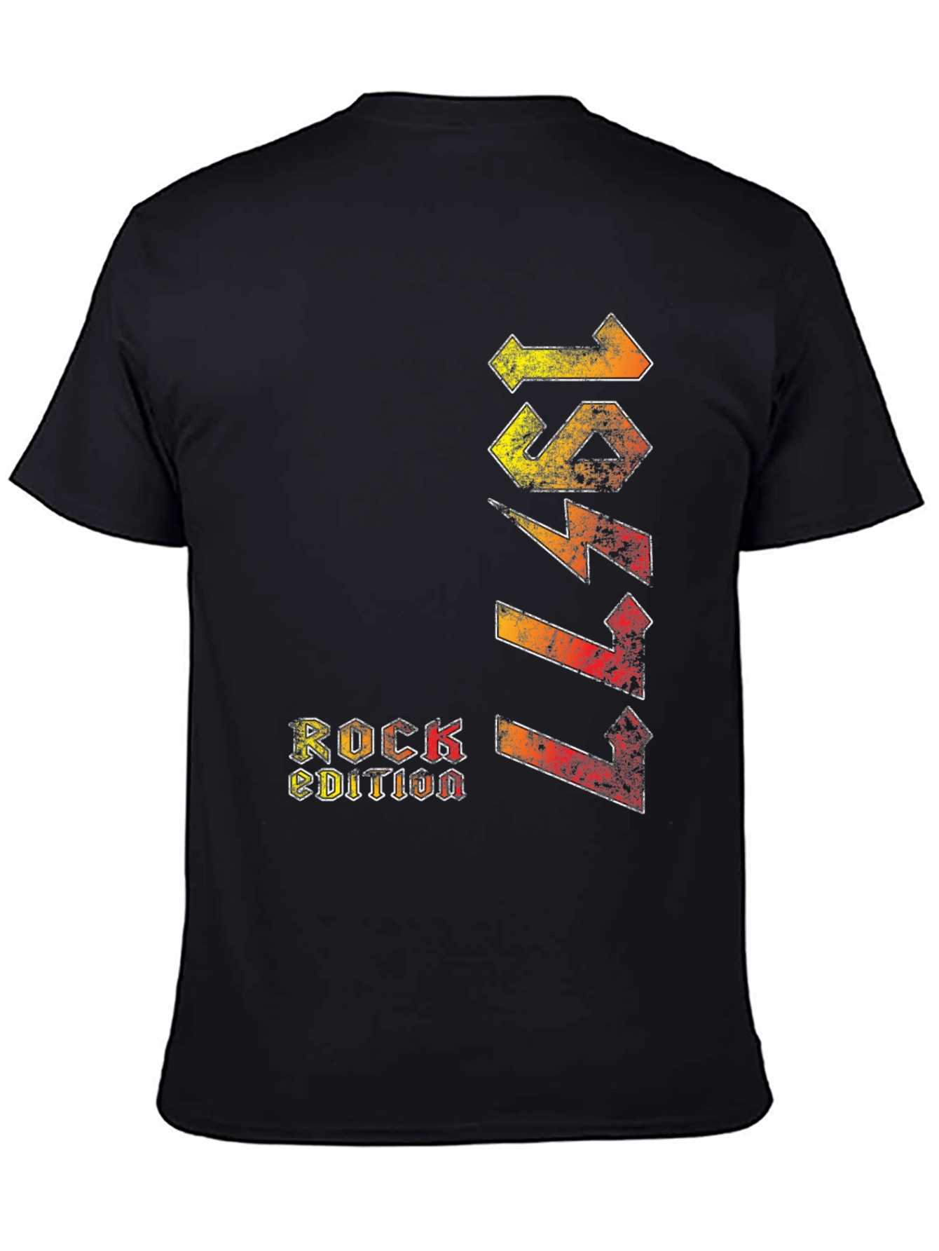 1977 Rock Edition Black Graphic Tee
