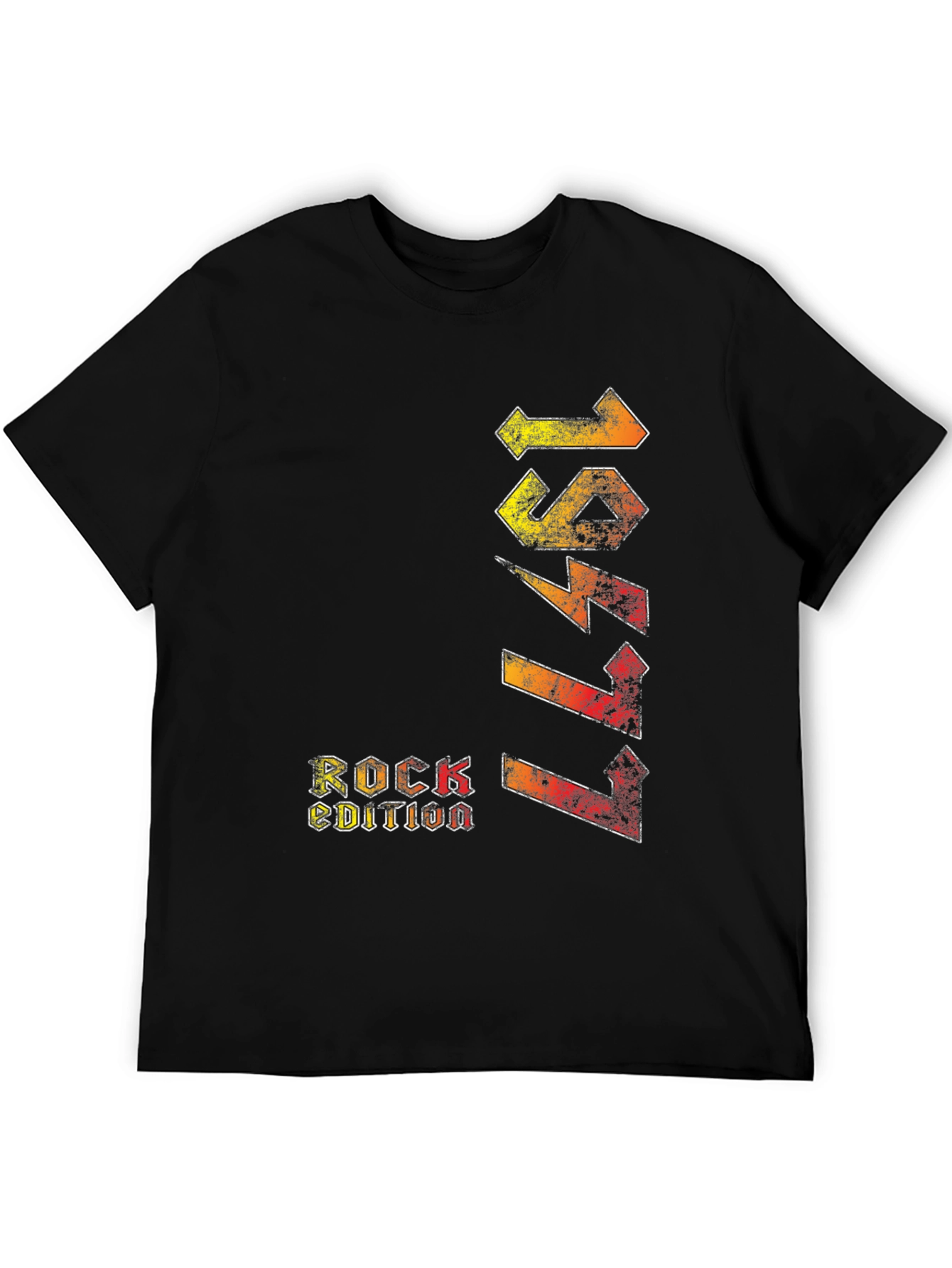 1977 Rock Edition Black Graphic Tee