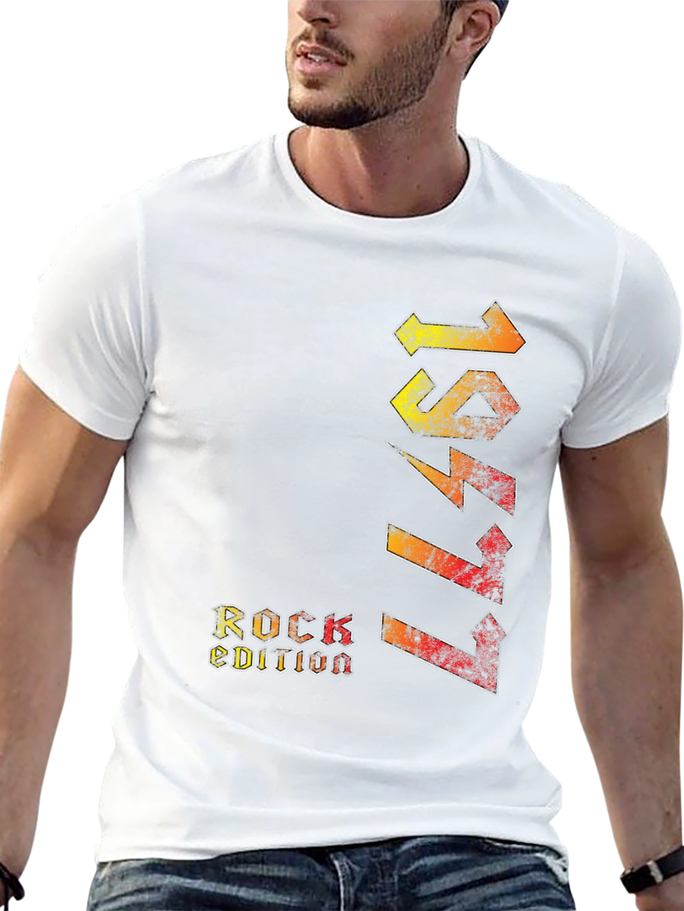 1977 Rock Edition Black Graphic Tee