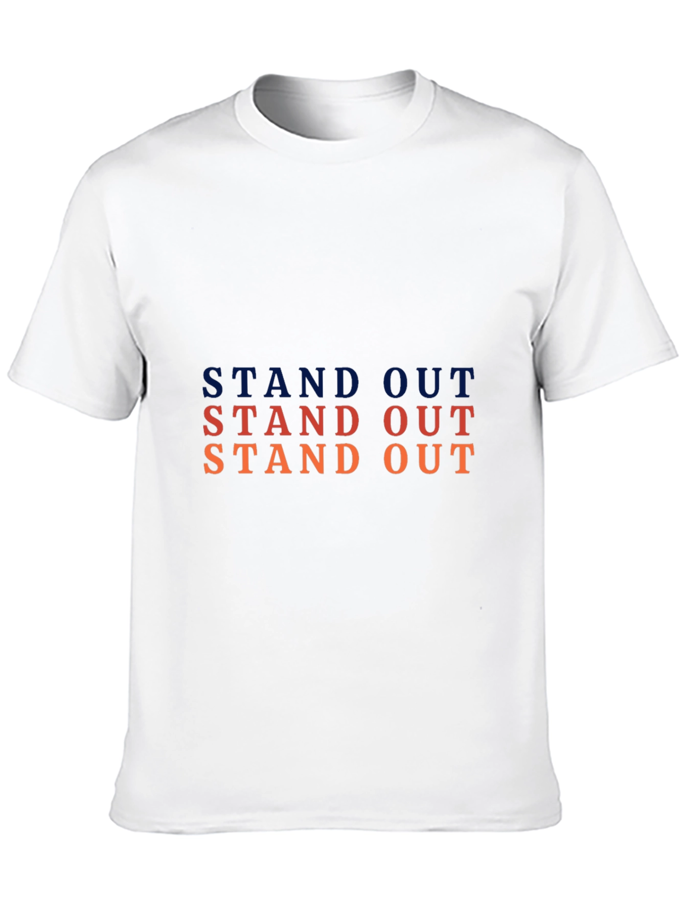 Stand Out Graphic Tee - Black Casual T-Shirt