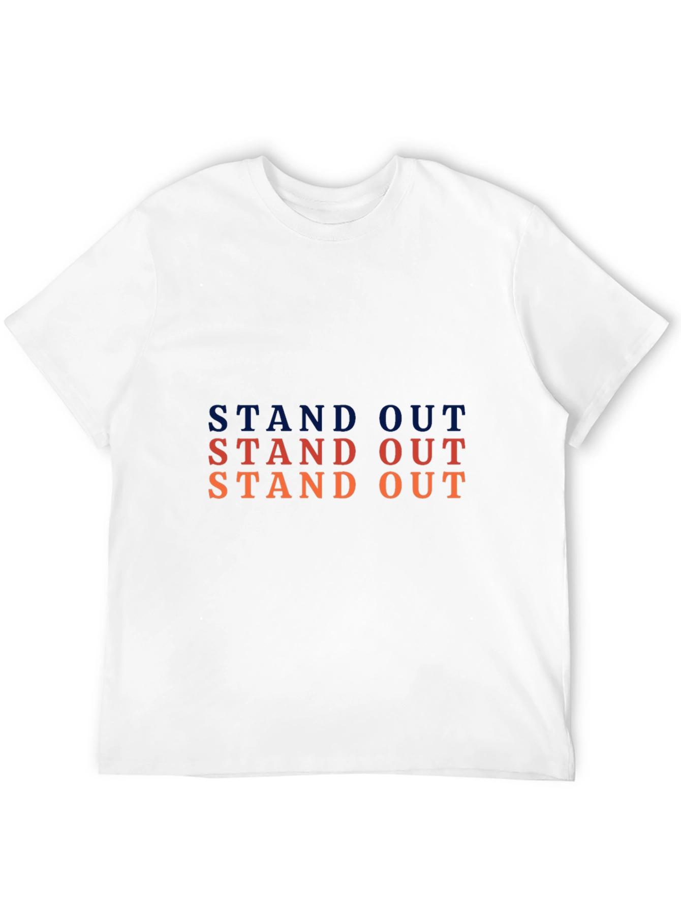 Stand Out Graphic Tee - Black Casual T-Shirt