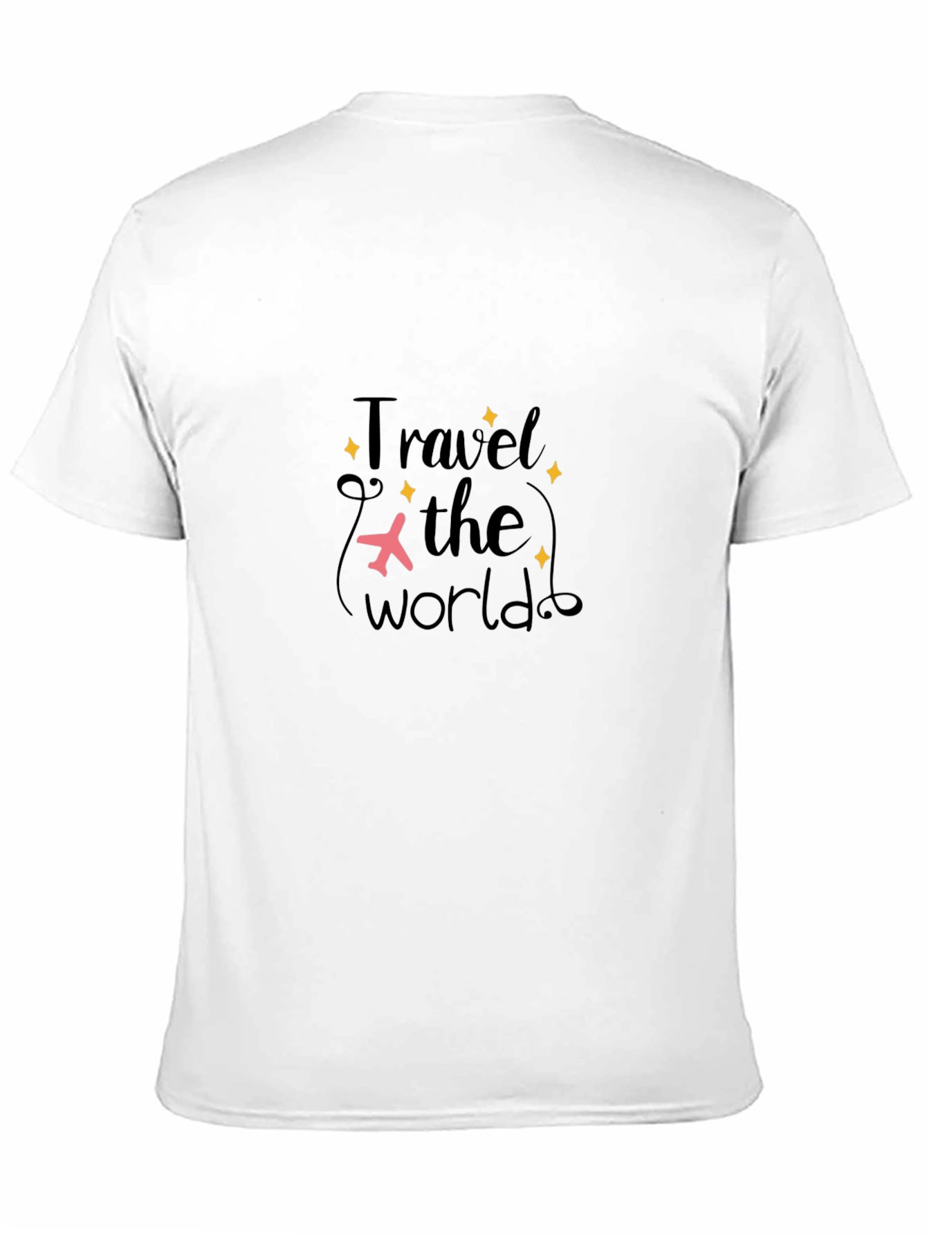 Travel The World Graphic T-Shirt - Black