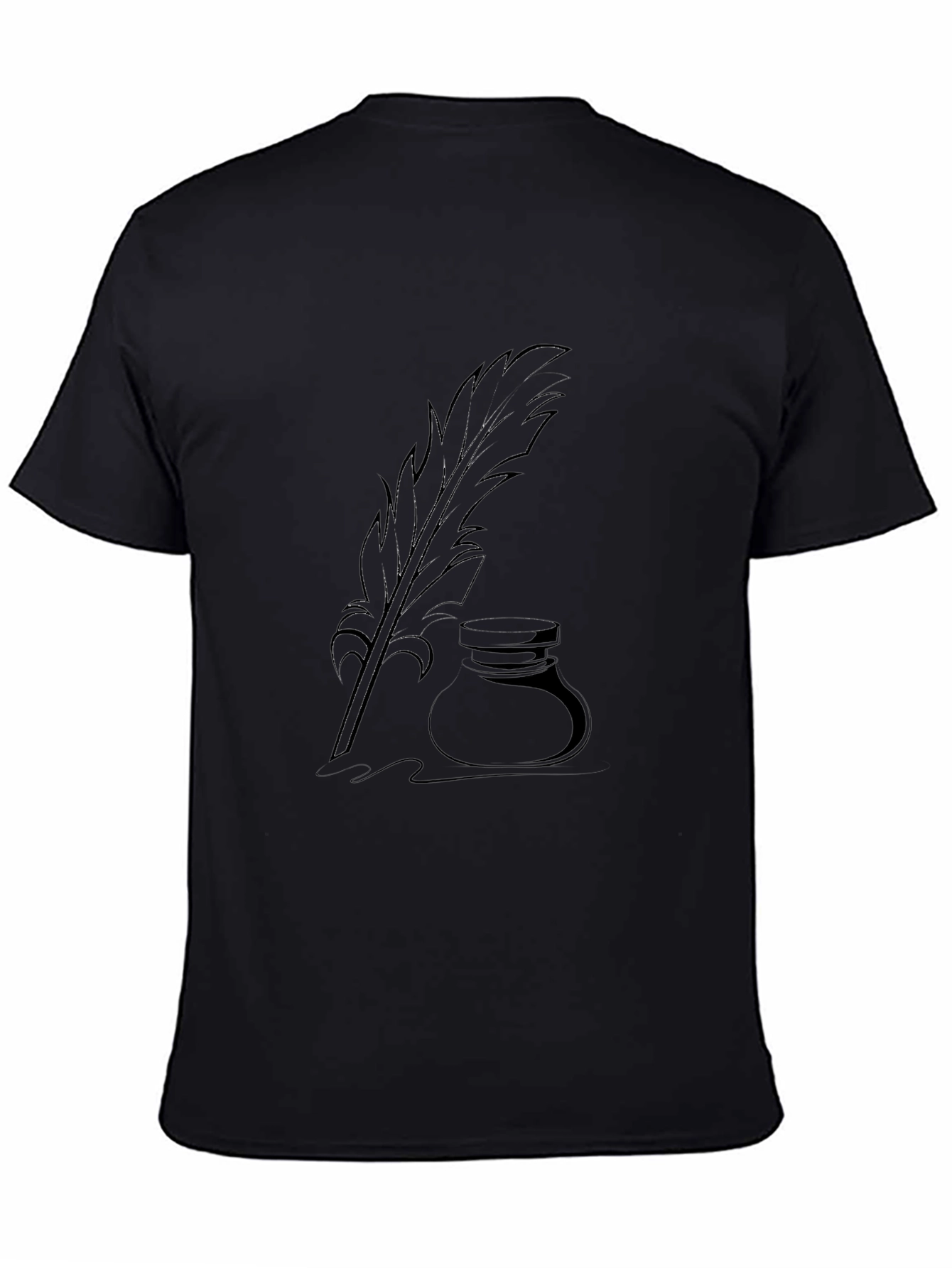 Quill & Ink T-Shirt - Black Graphic Tee