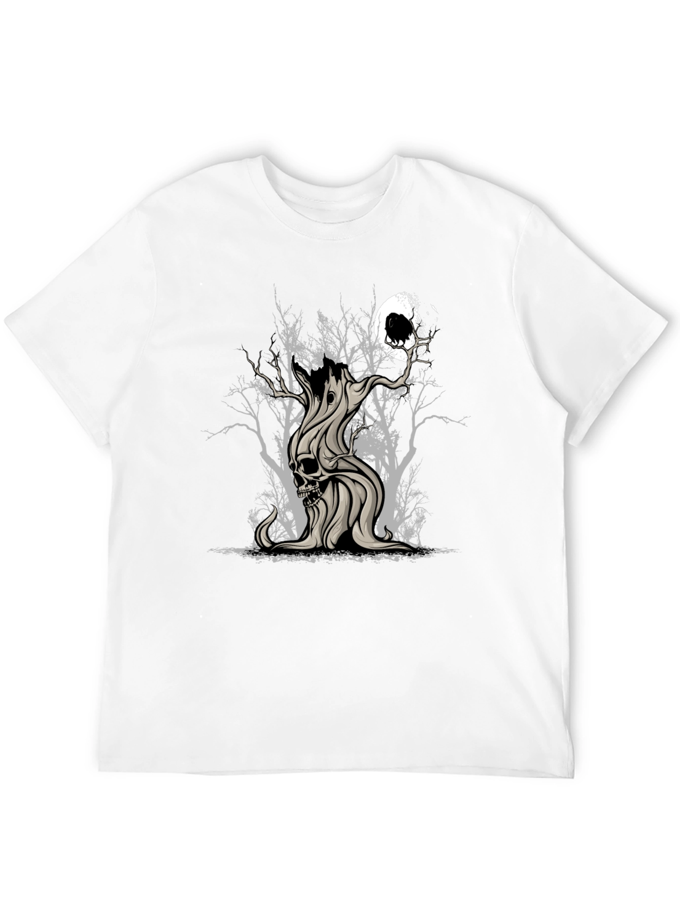 Skull Tree Graphic T-Shirt