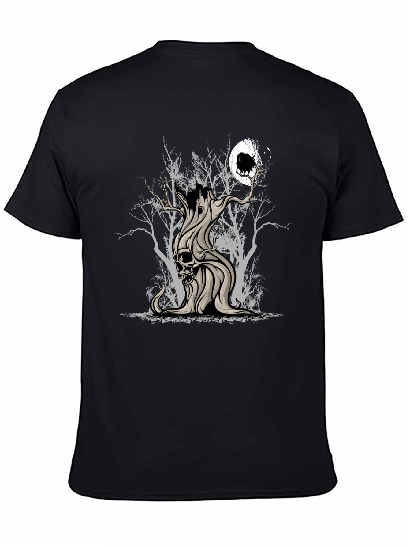 Skull Tree Graphic T-Shirt