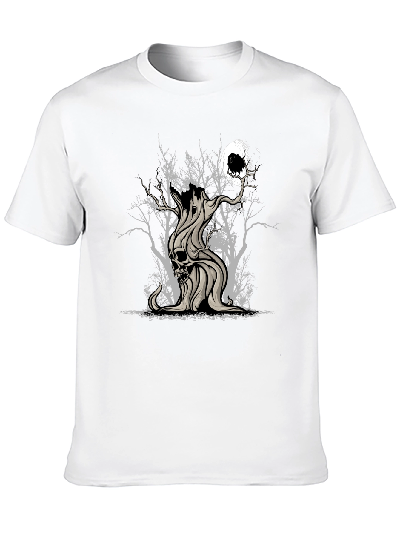Skull Tree Graphic T-Shirt