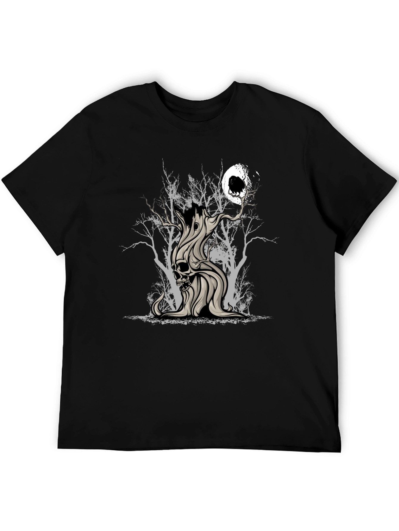 Skull Tree Graphic T-Shirt