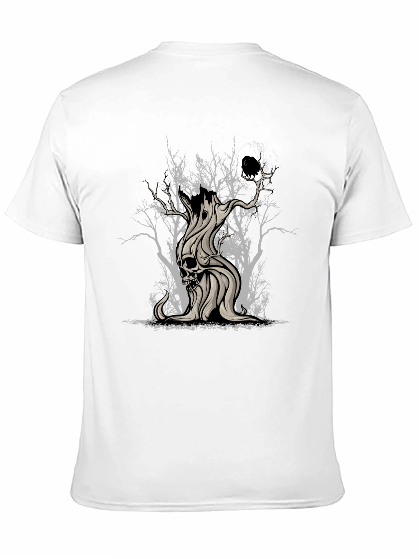 Skull Tree Graphic T-Shirt