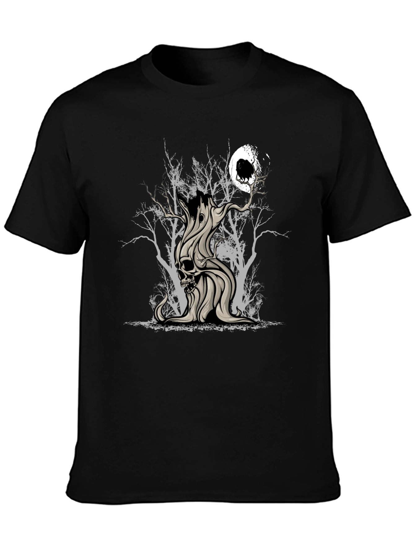 Skull Tree Graphic T-Shirt
