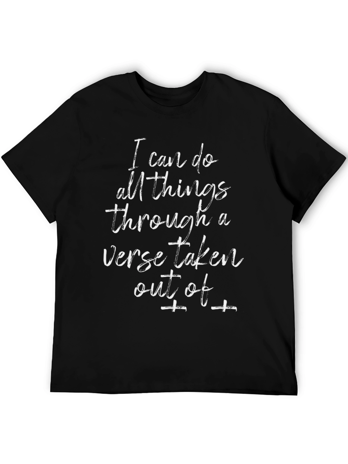 Inspirational Graphic Tee - Verse Quote Design