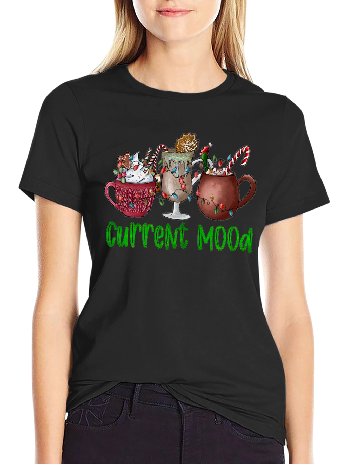 Current Mood Hot Cocoa Christmas T-Shirt