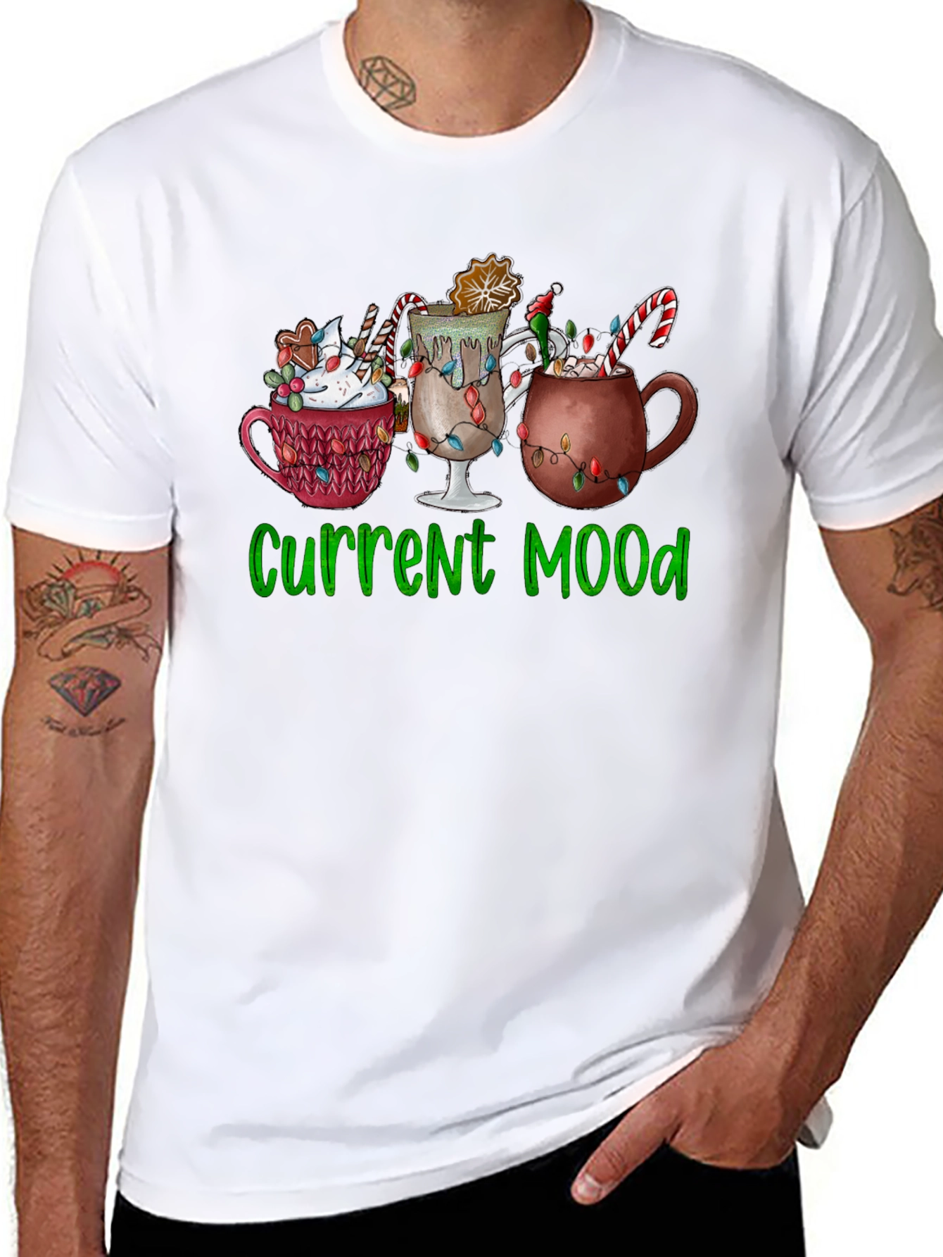 Current Mood Hot Cocoa Christmas T-Shirt