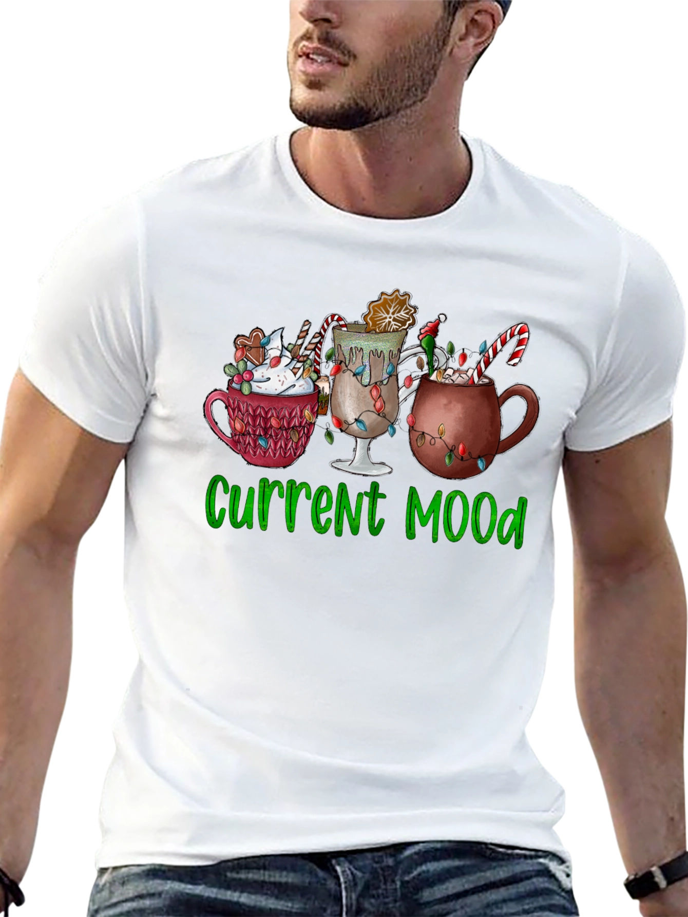 Current Mood Hot Cocoa Christmas T-Shirt