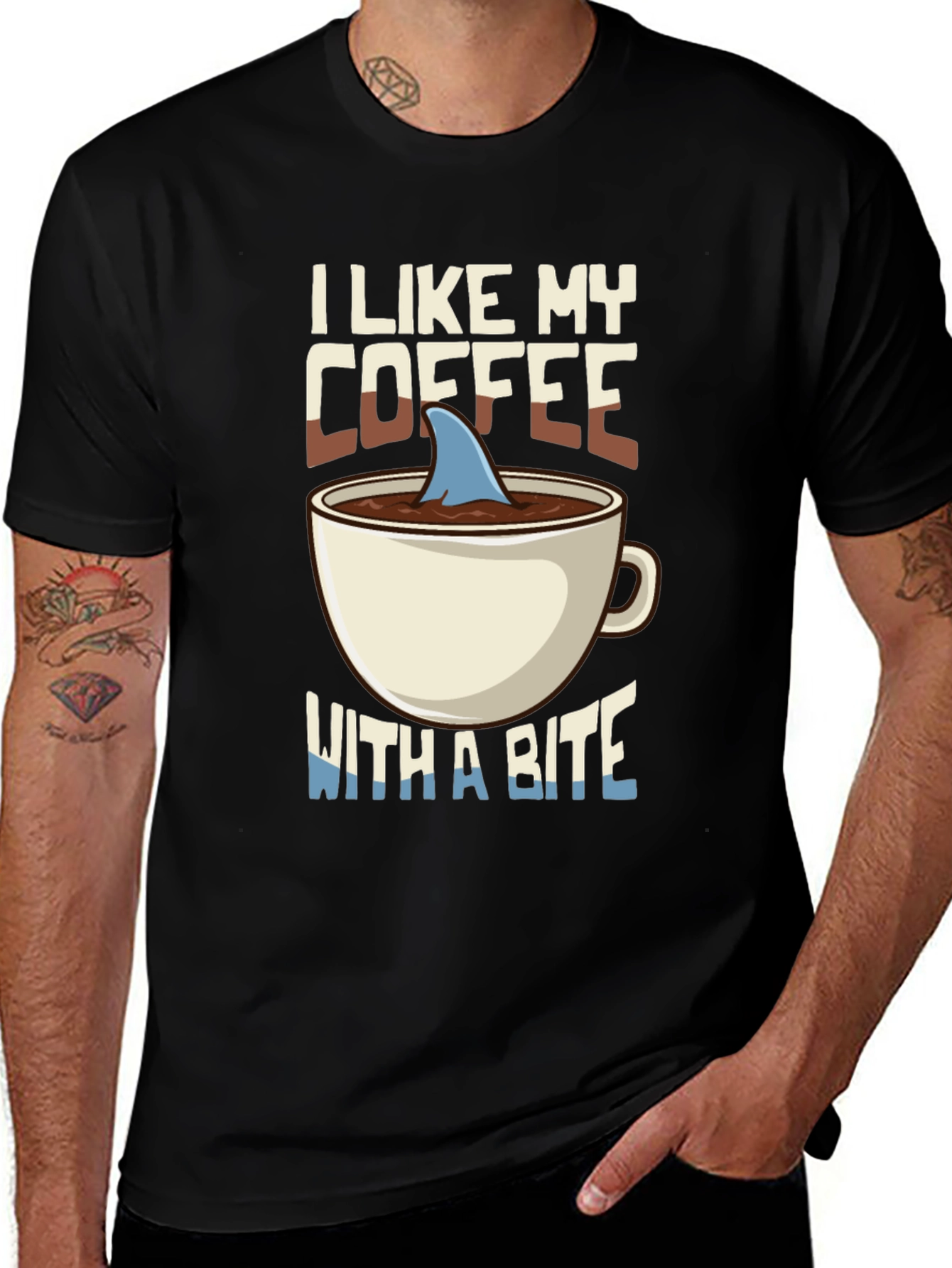 I Like My Coffee With a Bite T-Shirt
