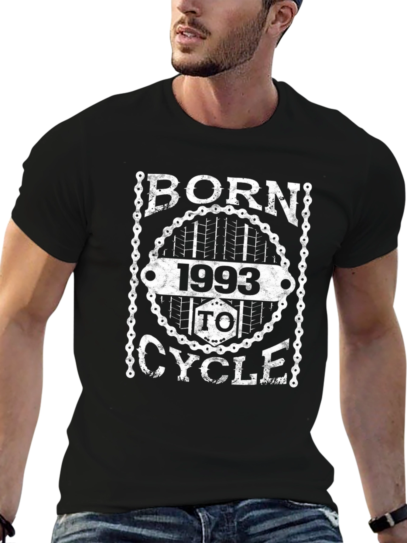 Born 1993 To Cycle Graphic T-Shirt