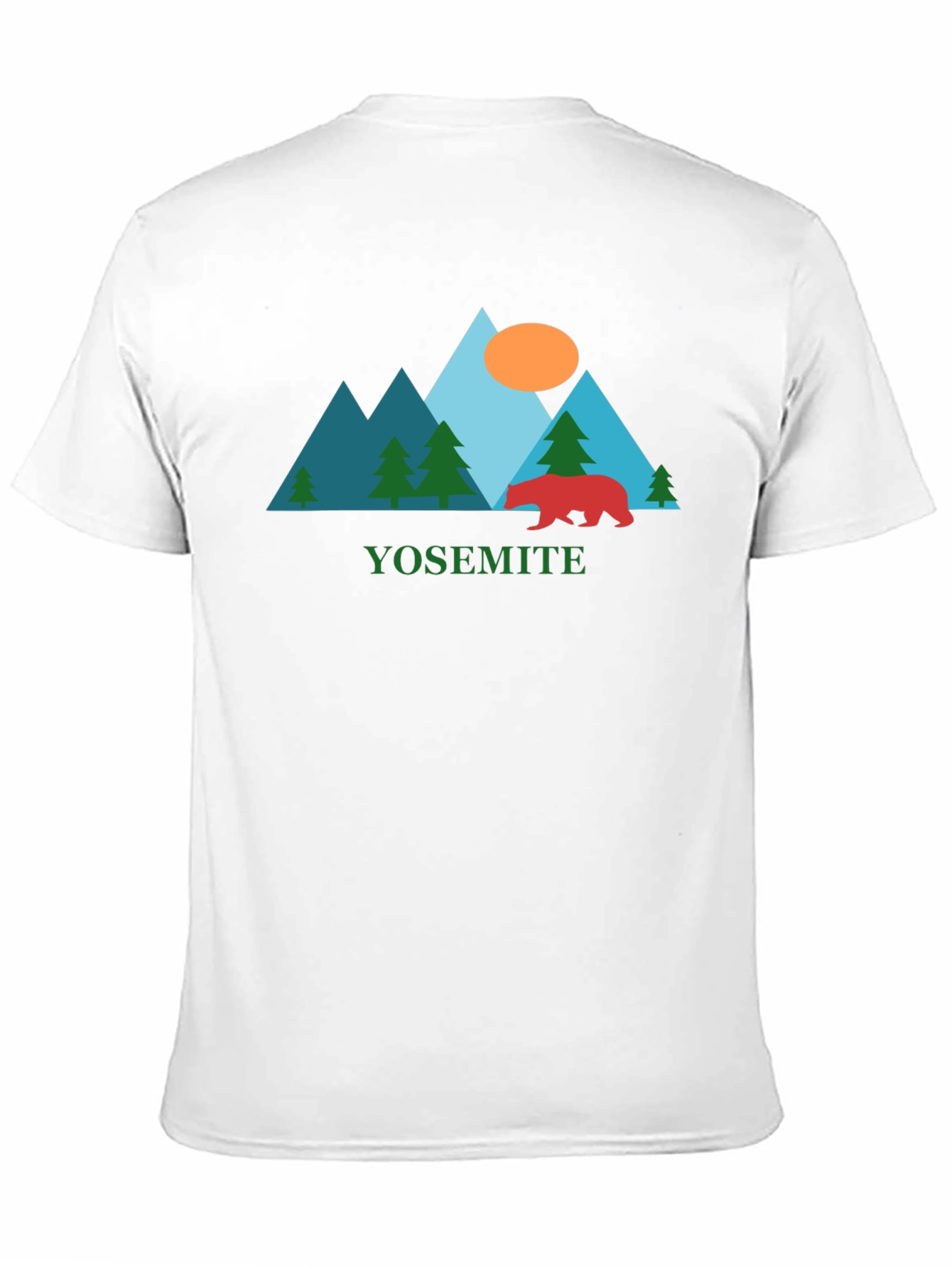 Yosemite Graphic Tee - Bear & Mountain Design