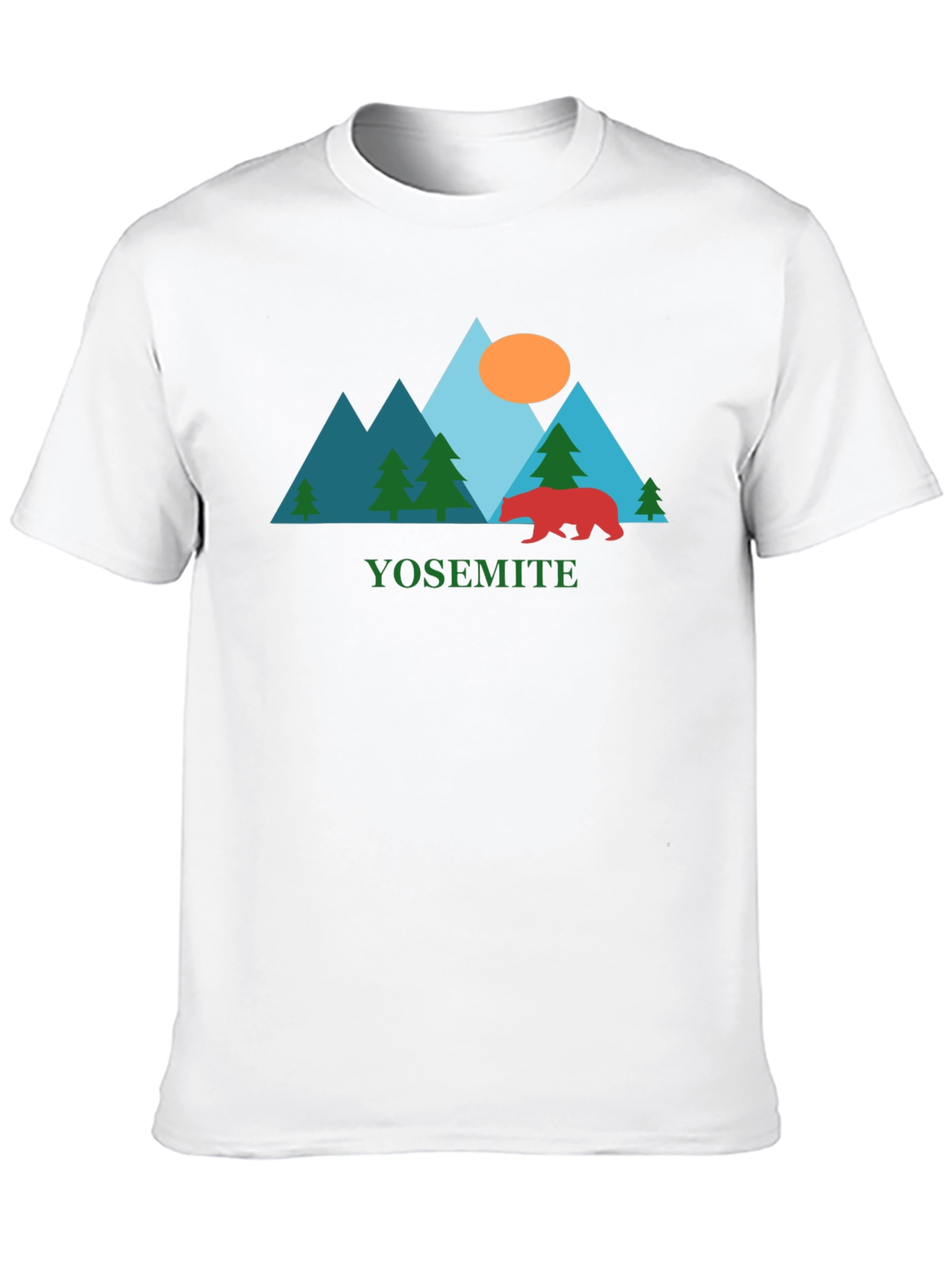 Yosemite Graphic Tee - Bear & Mountain Design