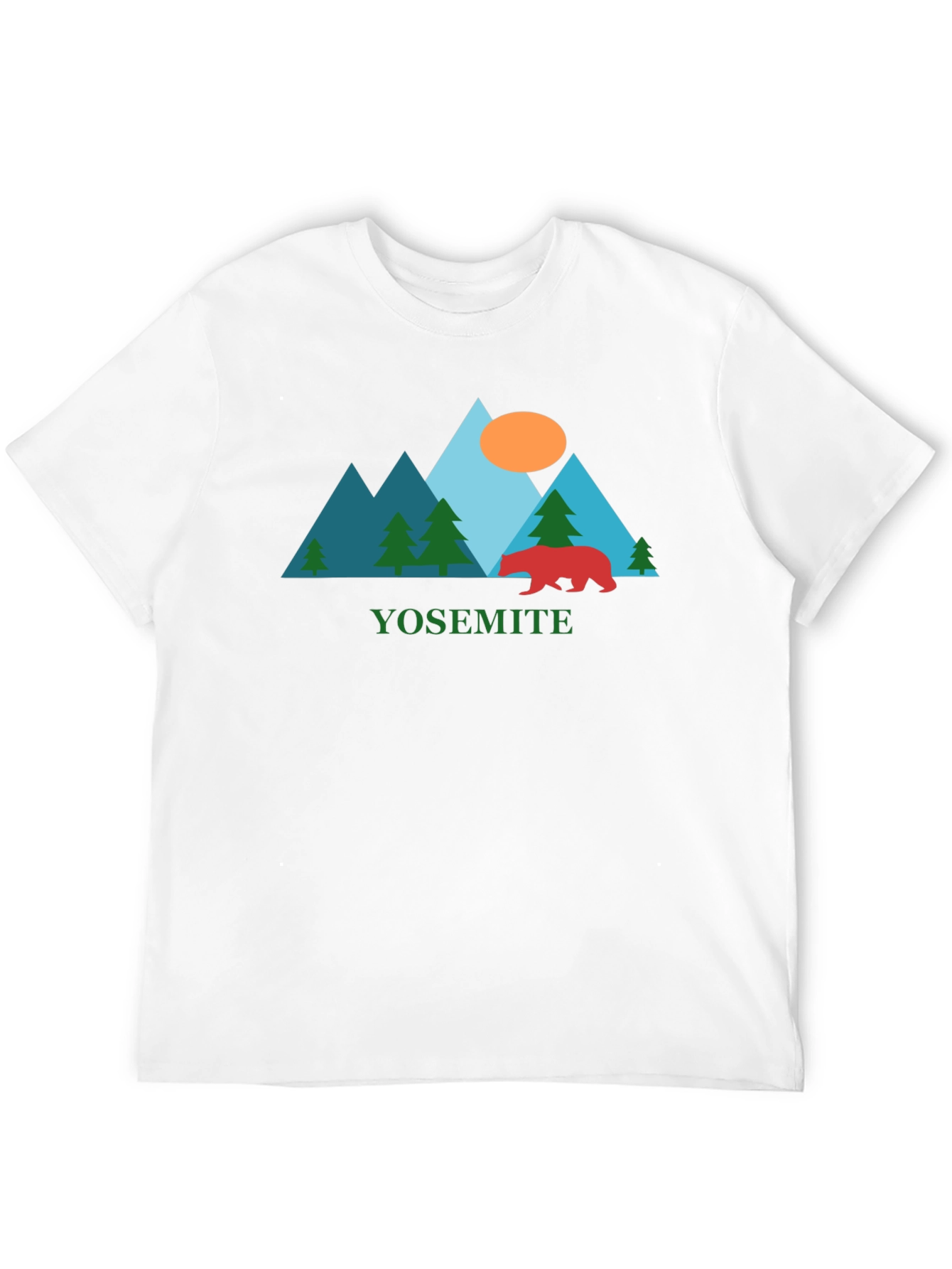 Yosemite Graphic Tee - Bear & Mountain Design