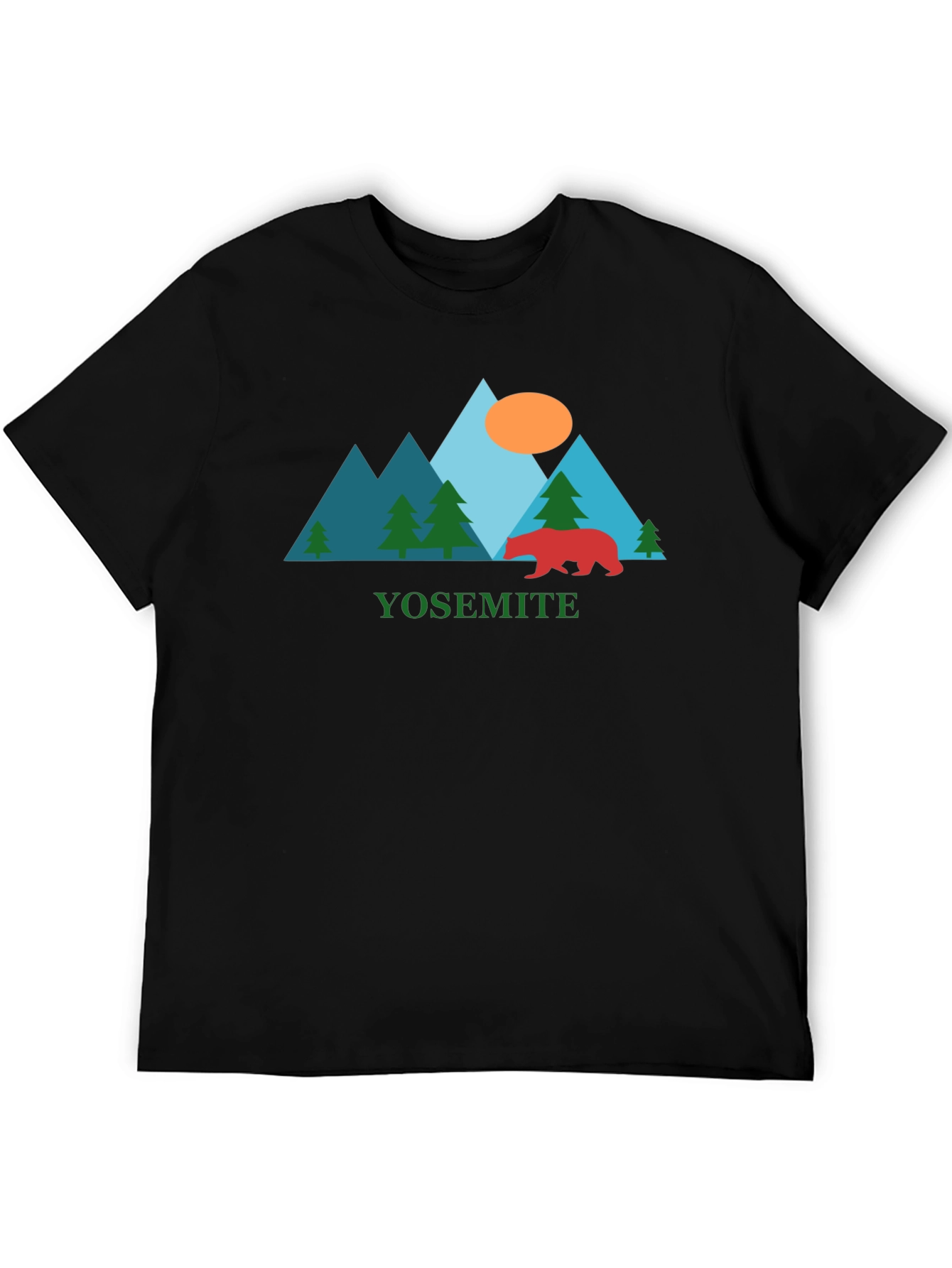 Yosemite Graphic Tee - Bear & Mountain Design