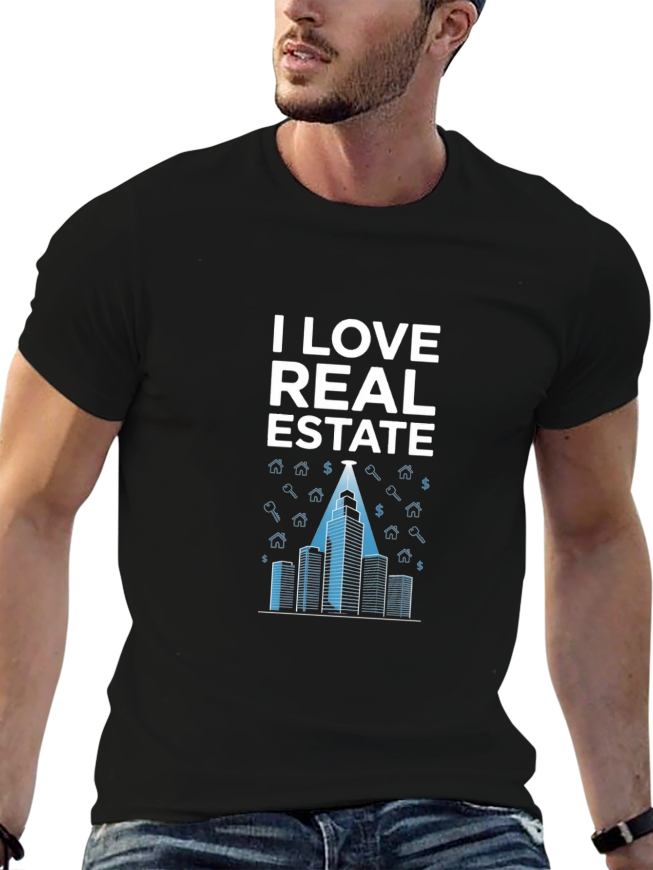 I Love Real Estate T-Shirt - Modern Building Design