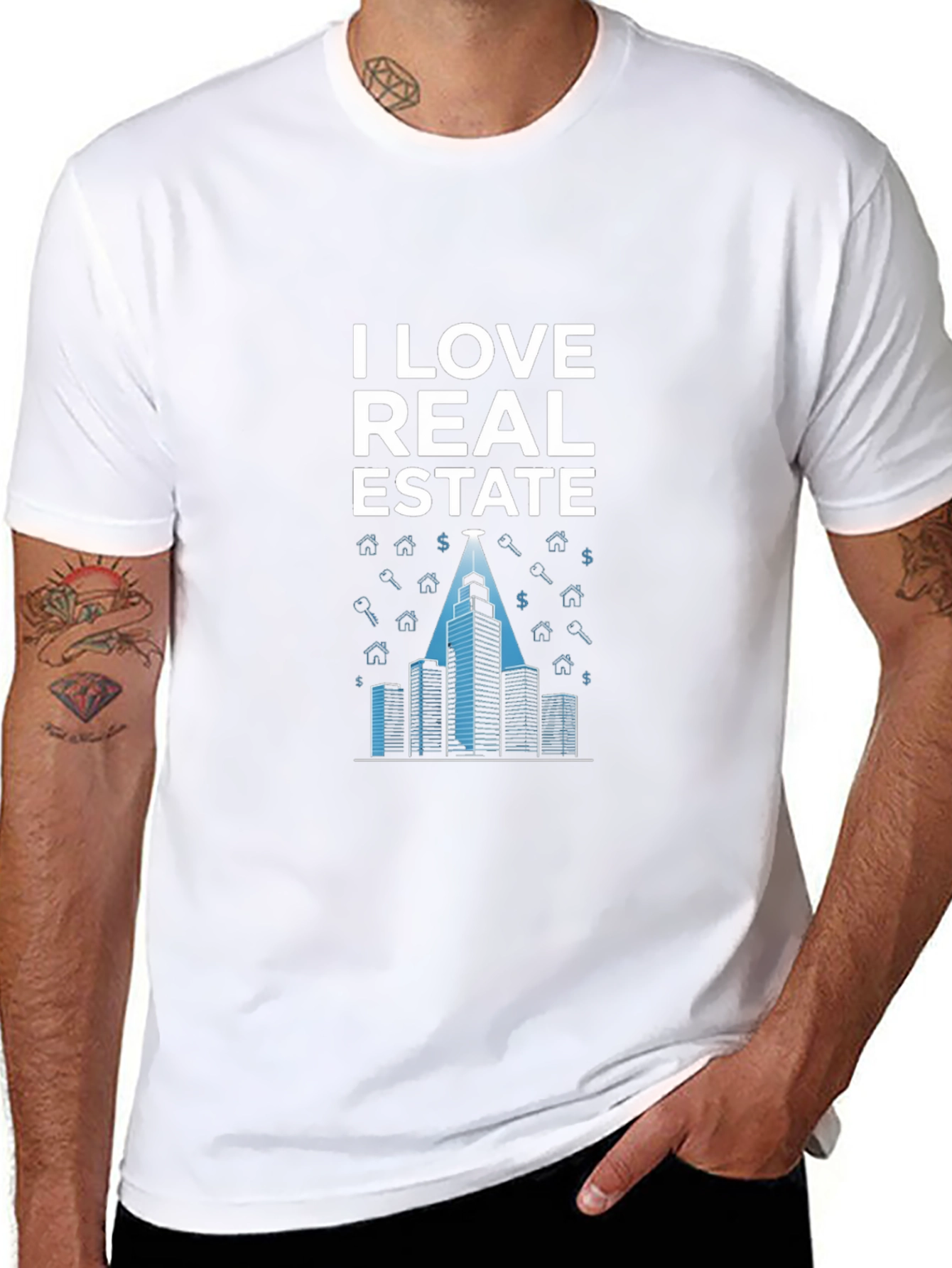 I Love Real Estate T-Shirt - Modern Building Design