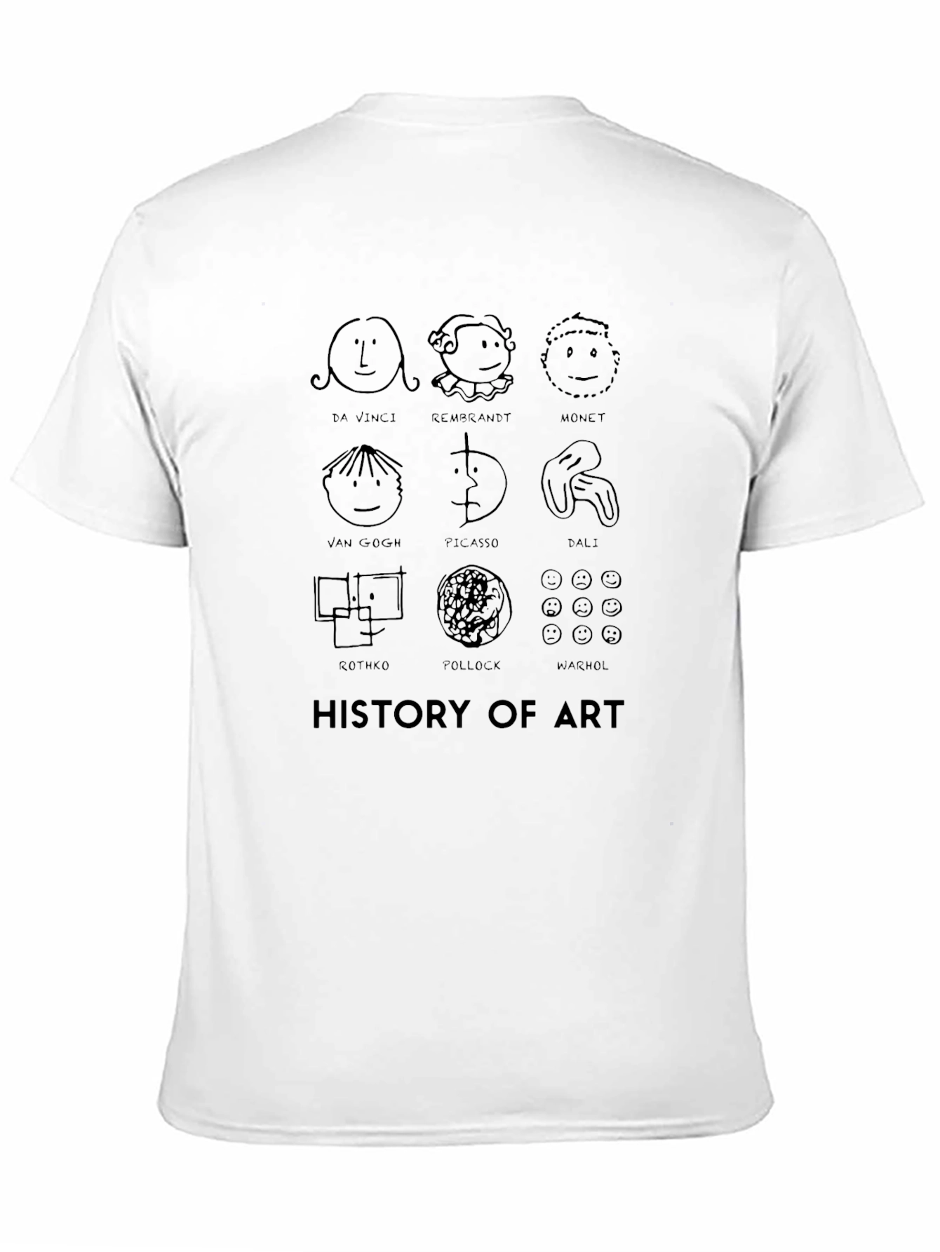 History of Art Black T-Shirt