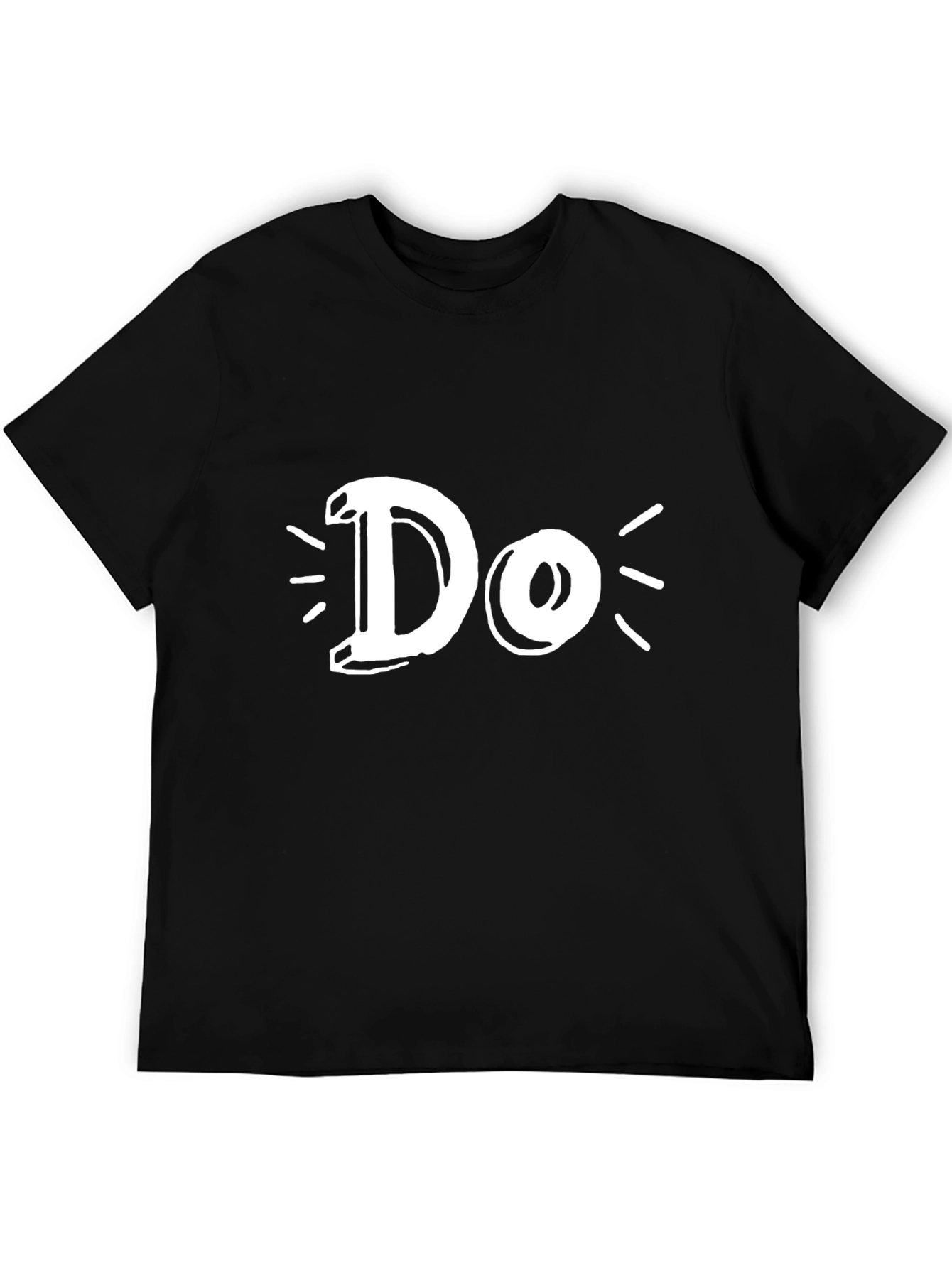 Do Graphic Tee -  Unisex Black Cotton T-Shirt