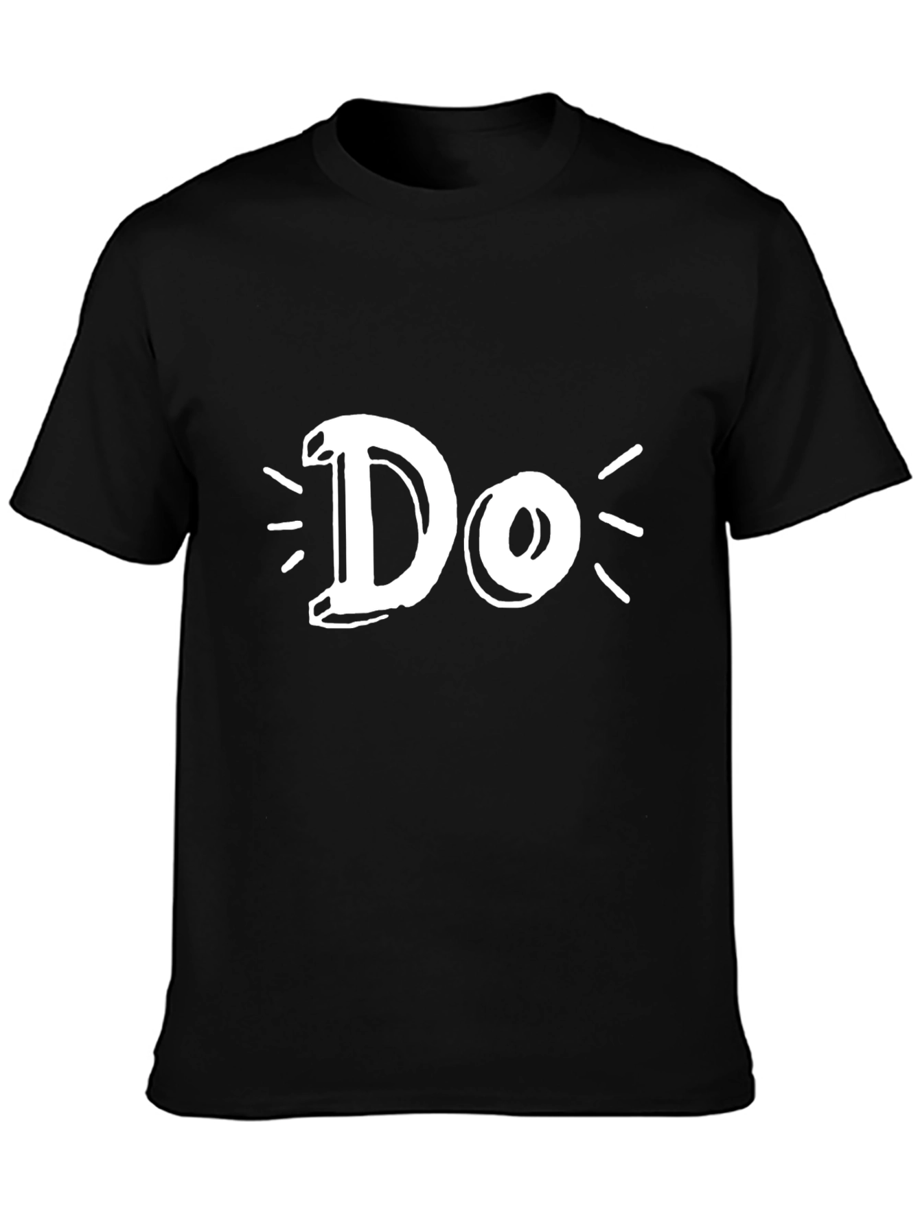 Do Graphic Tee -  Unisex Black Cotton T-Shirt