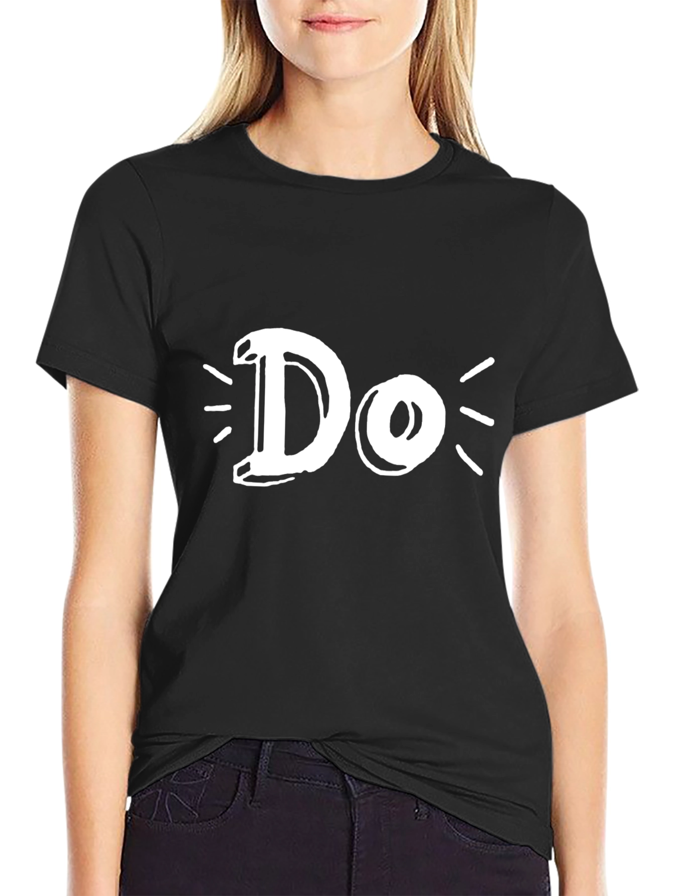 Do Graphic Tee -  Unisex Black Cotton T-Shirt