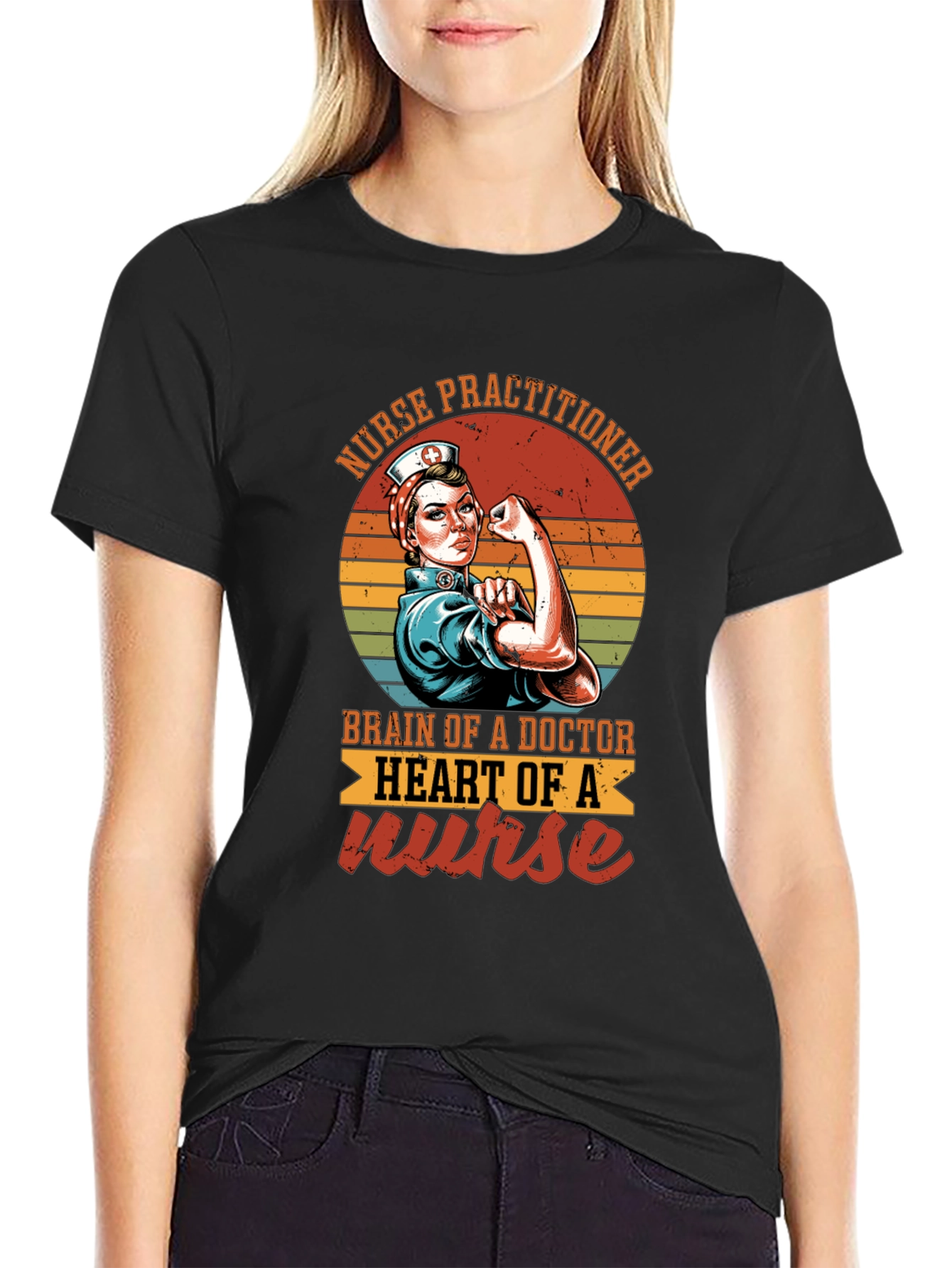 Nurse Practitioner Graphic T-Shirt - Strong Women in Medicine