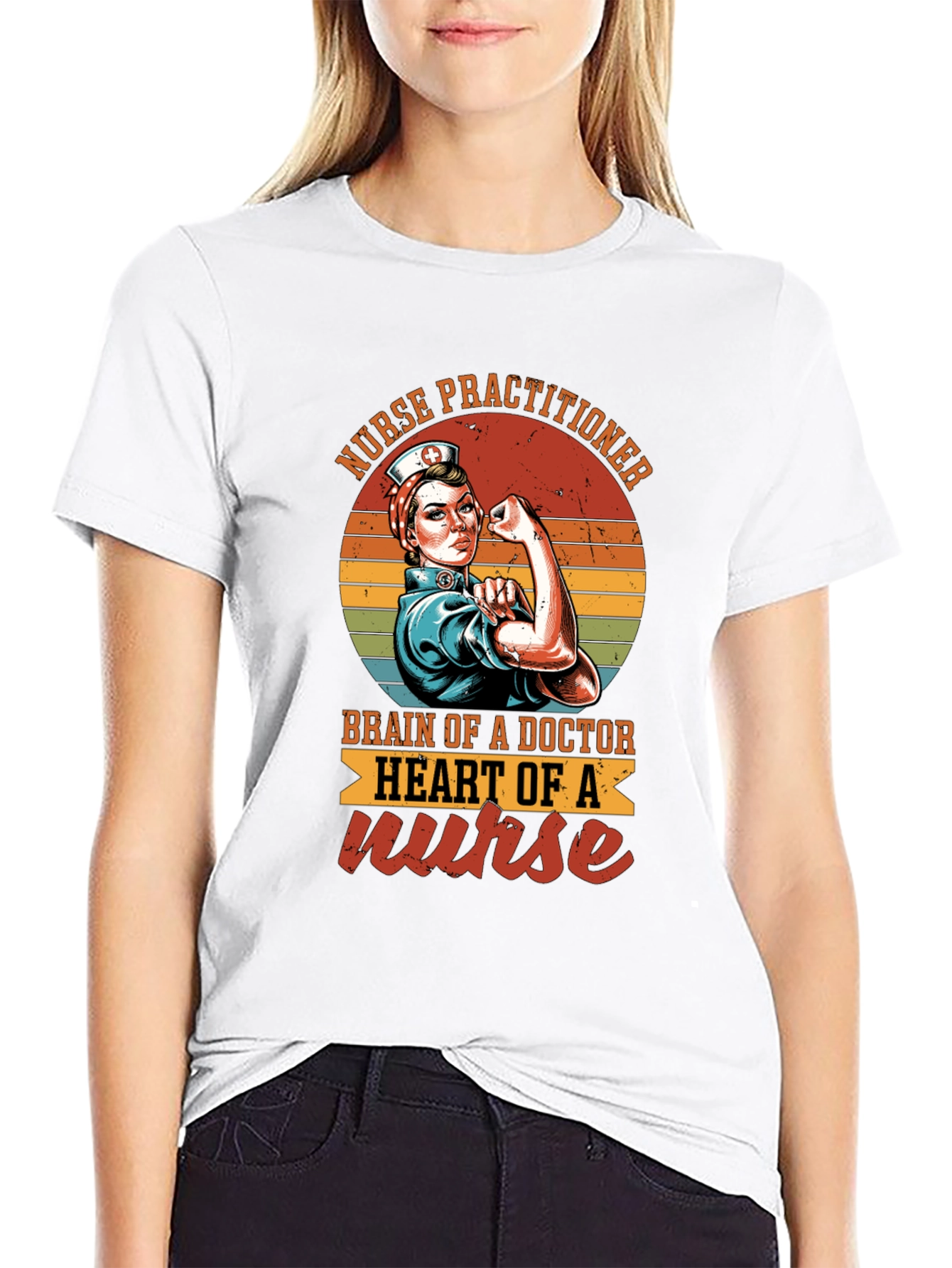 Nurse Practitioner Graphic T-Shirt - Strong Women in Medicine