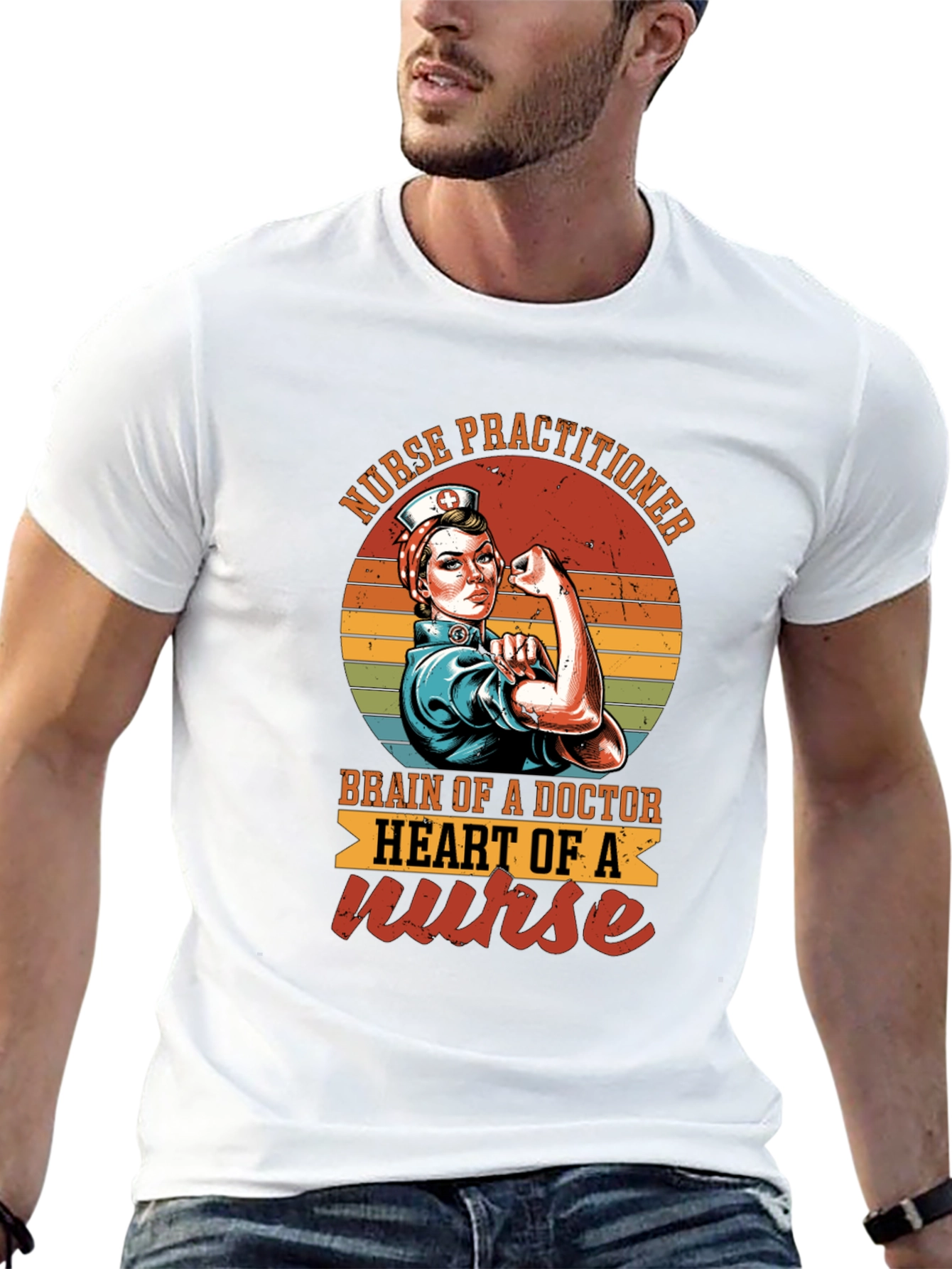 Nurse Practitioner Graphic T-Shirt - Strong Women in Medicine