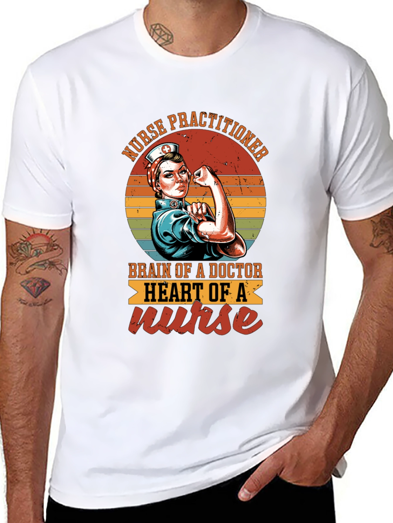 Nurse Practitioner Graphic T-Shirt - Strong Women in Medicine