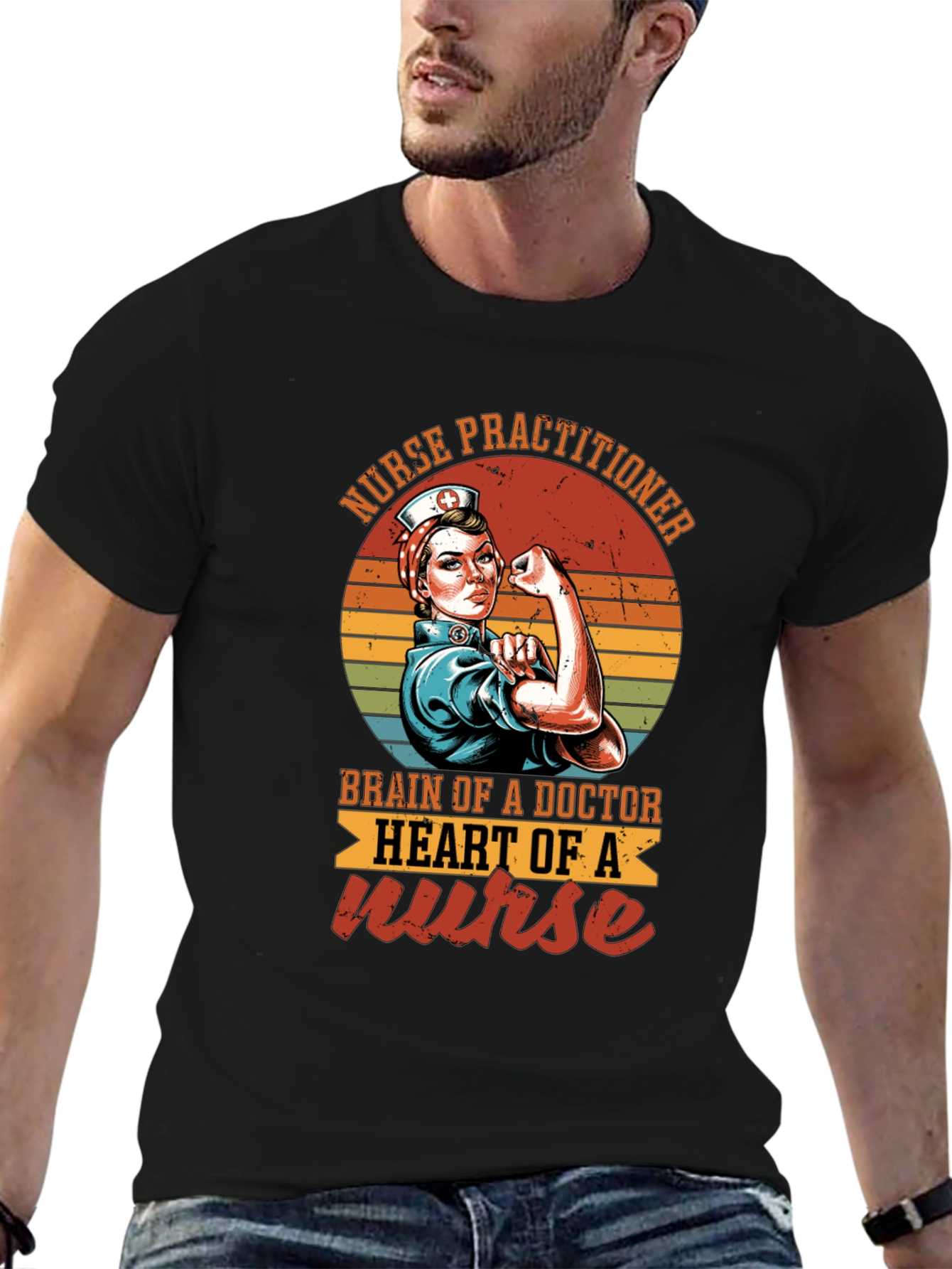 Nurse Practitioner Graphic T-Shirt - Strong Women in Medicine