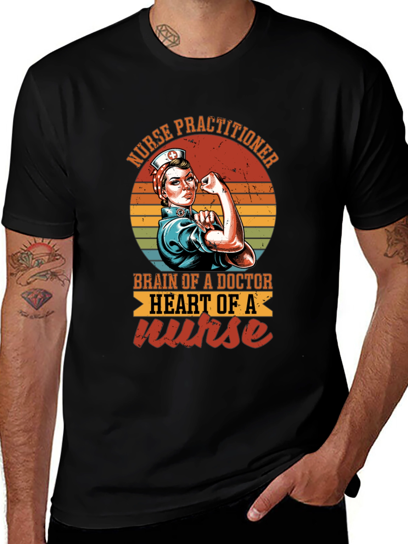Nurse Practitioner Graphic T-Shirt - Strong Women in Medicine