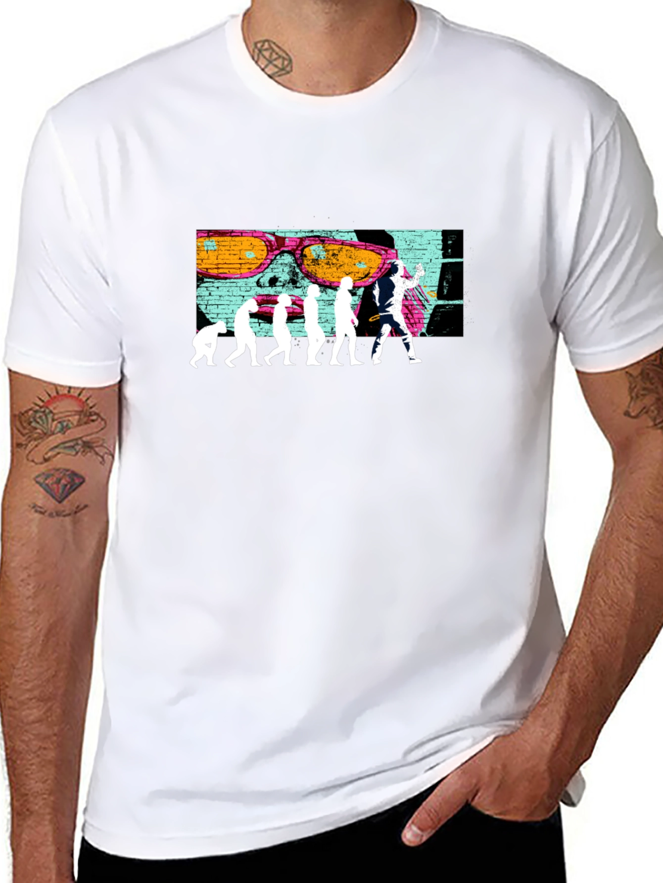 Evolution of Party T-Shirt - Black