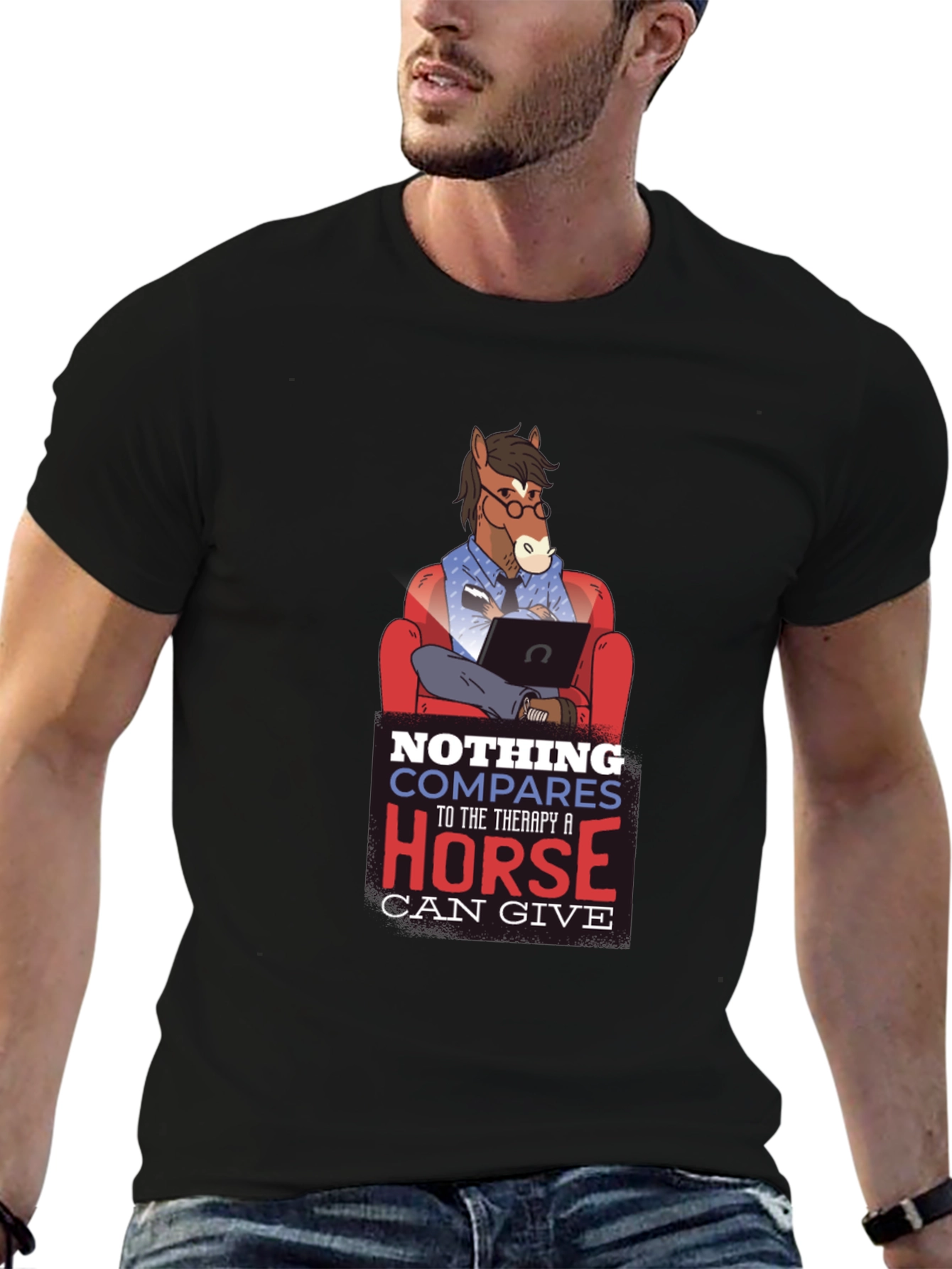 Therapy Horse Graphic Tee - Unisex