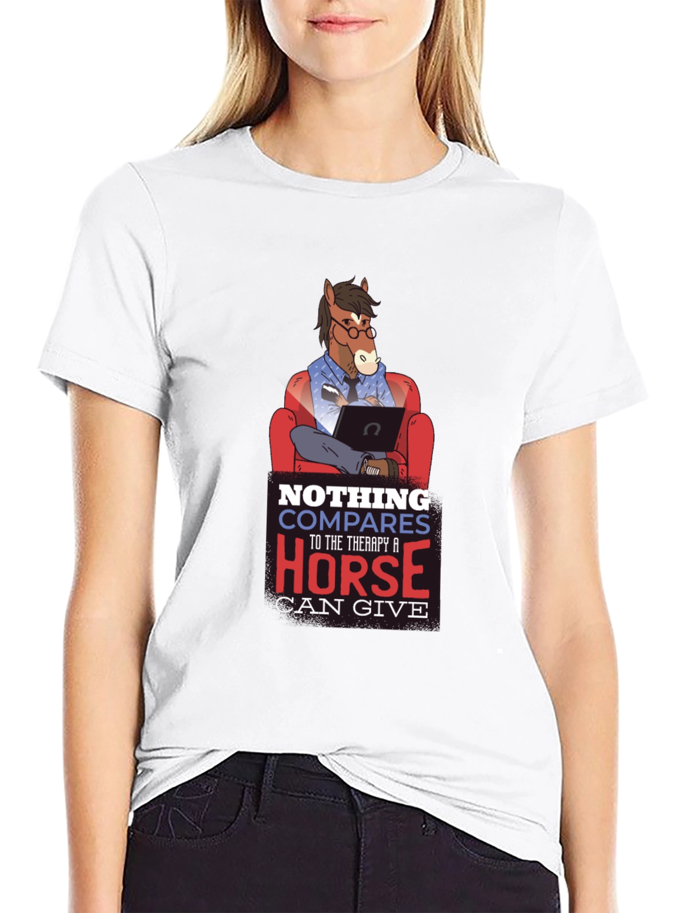 Therapy Horse Graphic Tee - Unisex